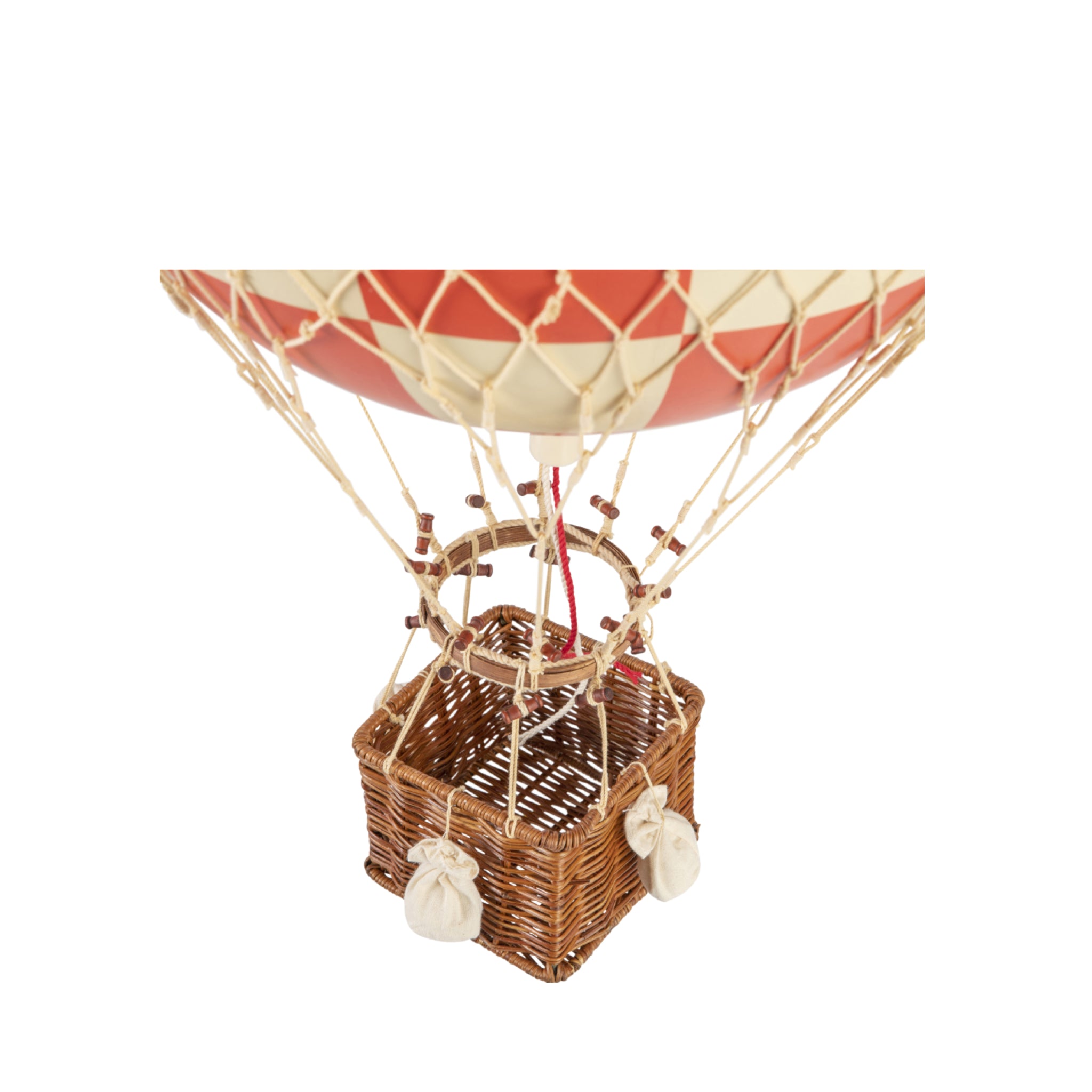 Authentic Models Royal Aero Balloon Model, Check Red, Ø 32 Cm