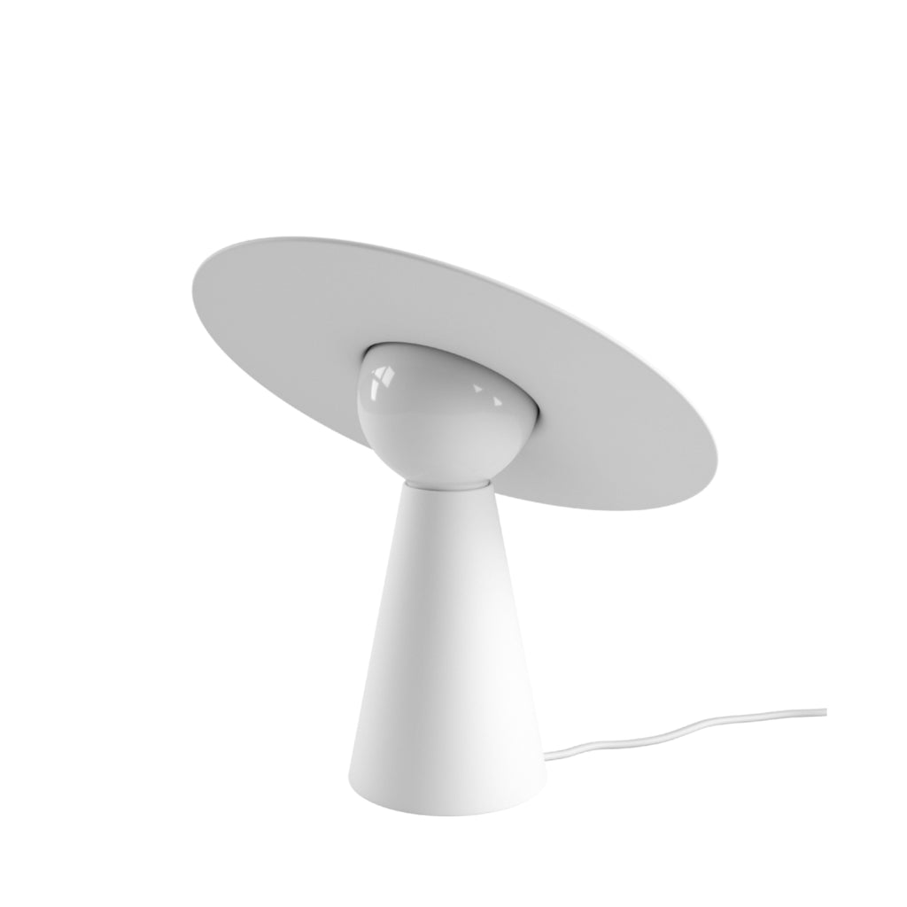 Moebe Ceramic Table Lamp, White