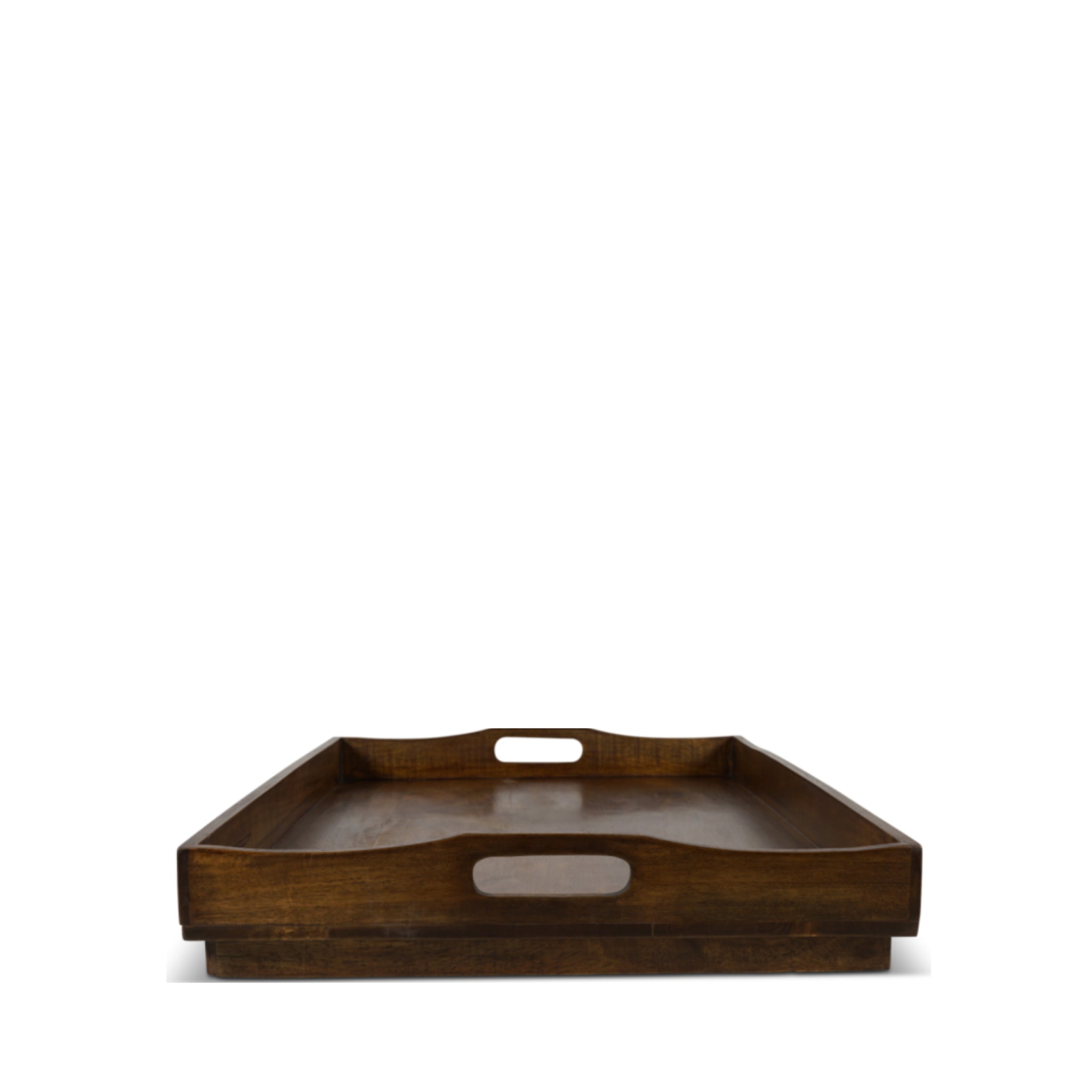Authentic Models Wooden Serving Tray With Folding Feet, Large