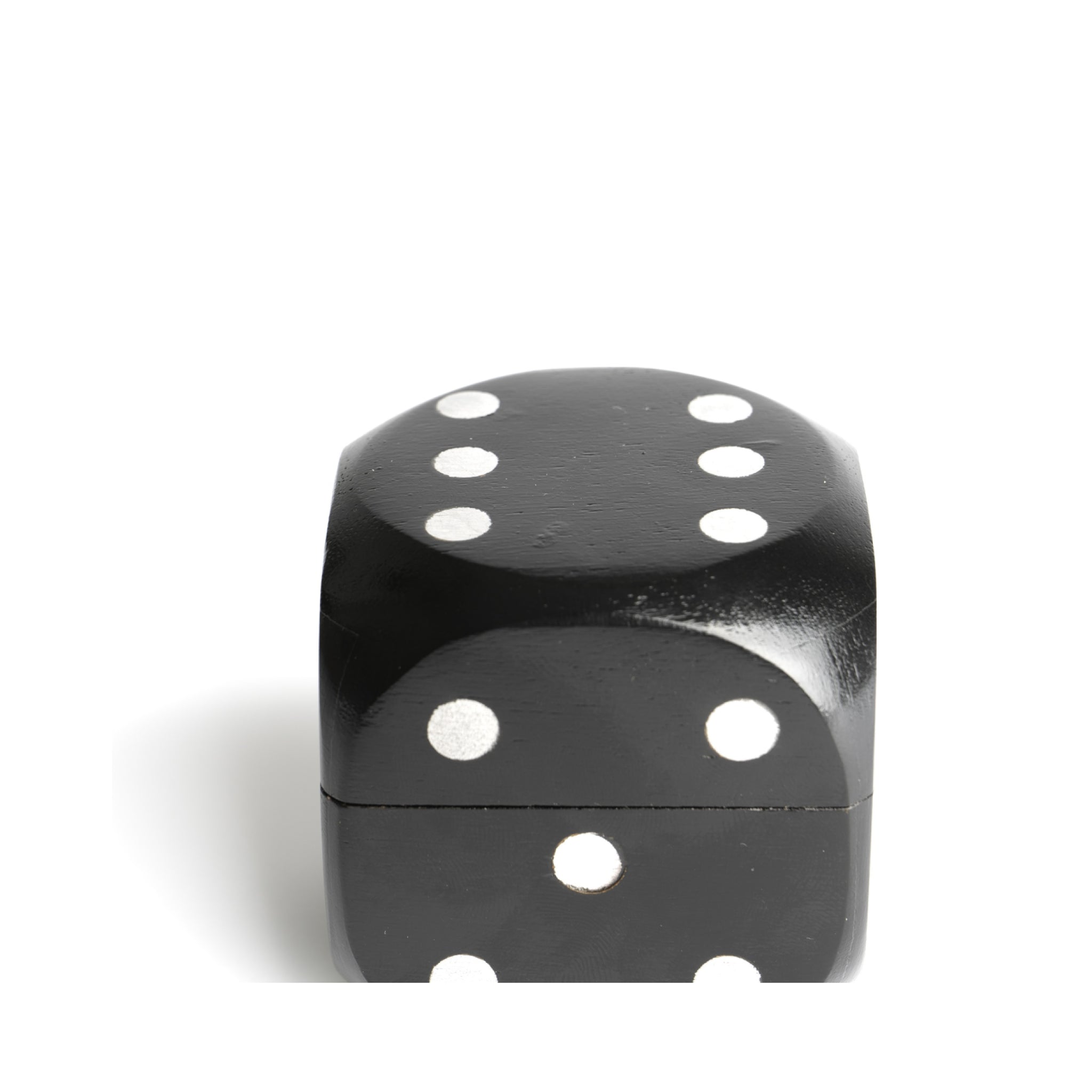 Authentic Models Cube Box Throw The Dice, Black