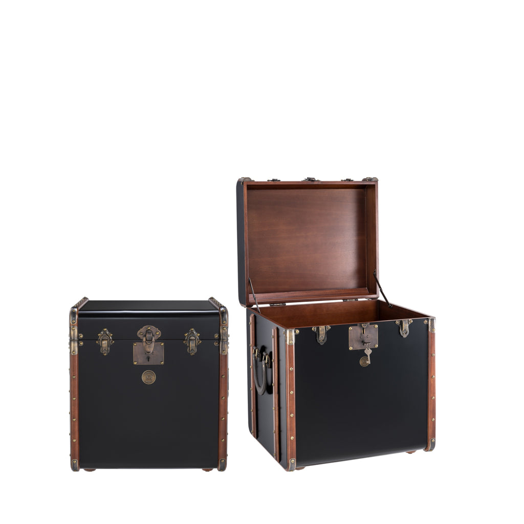 Authentic Models Stateroom Side Table, Black