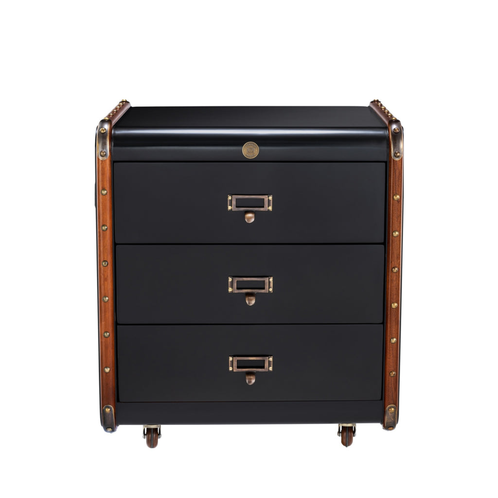 Authentic Models Stateroom Drawers Black, Small