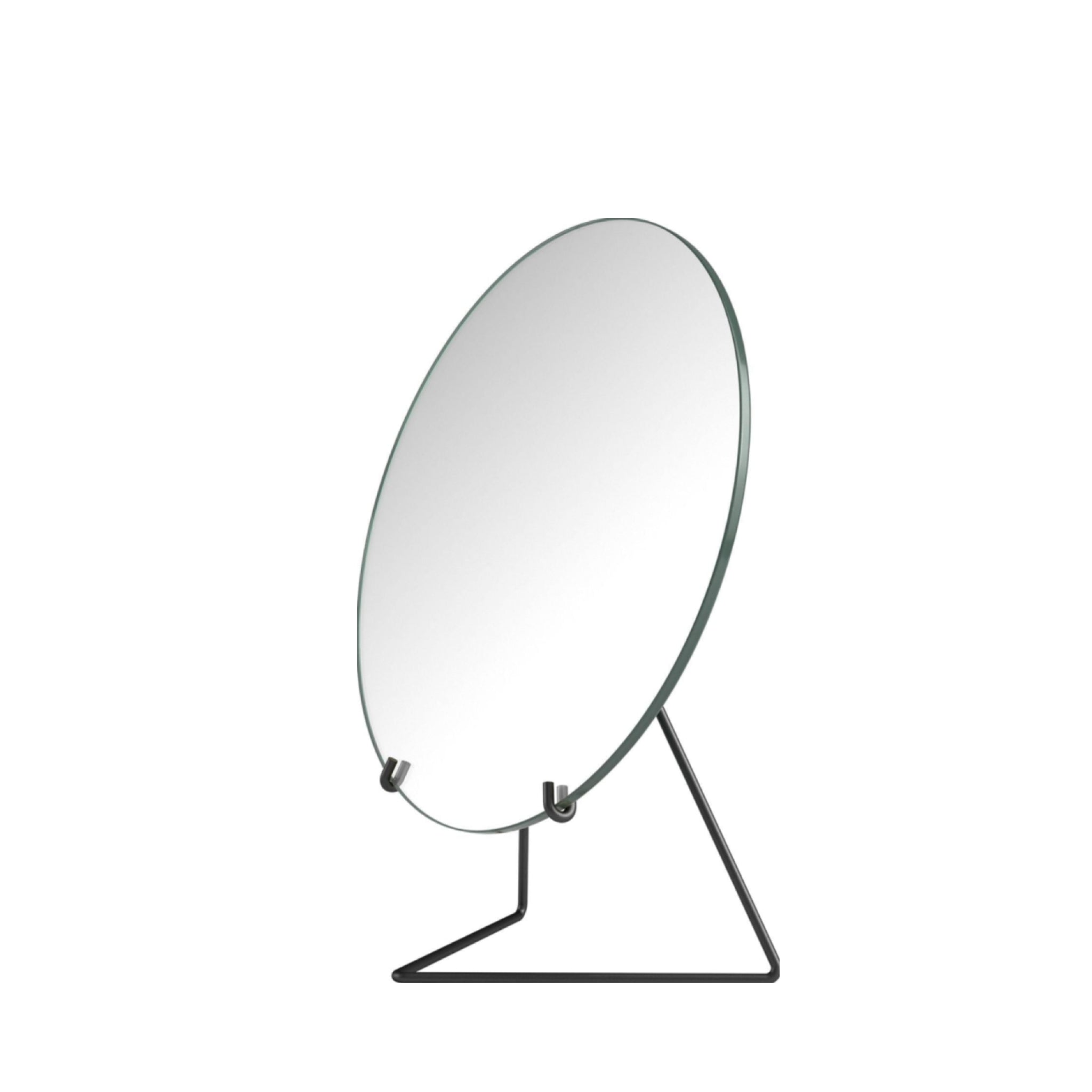 Sleek Moebe Standing Mirror Ø30 cm in Black - Minimalist Design