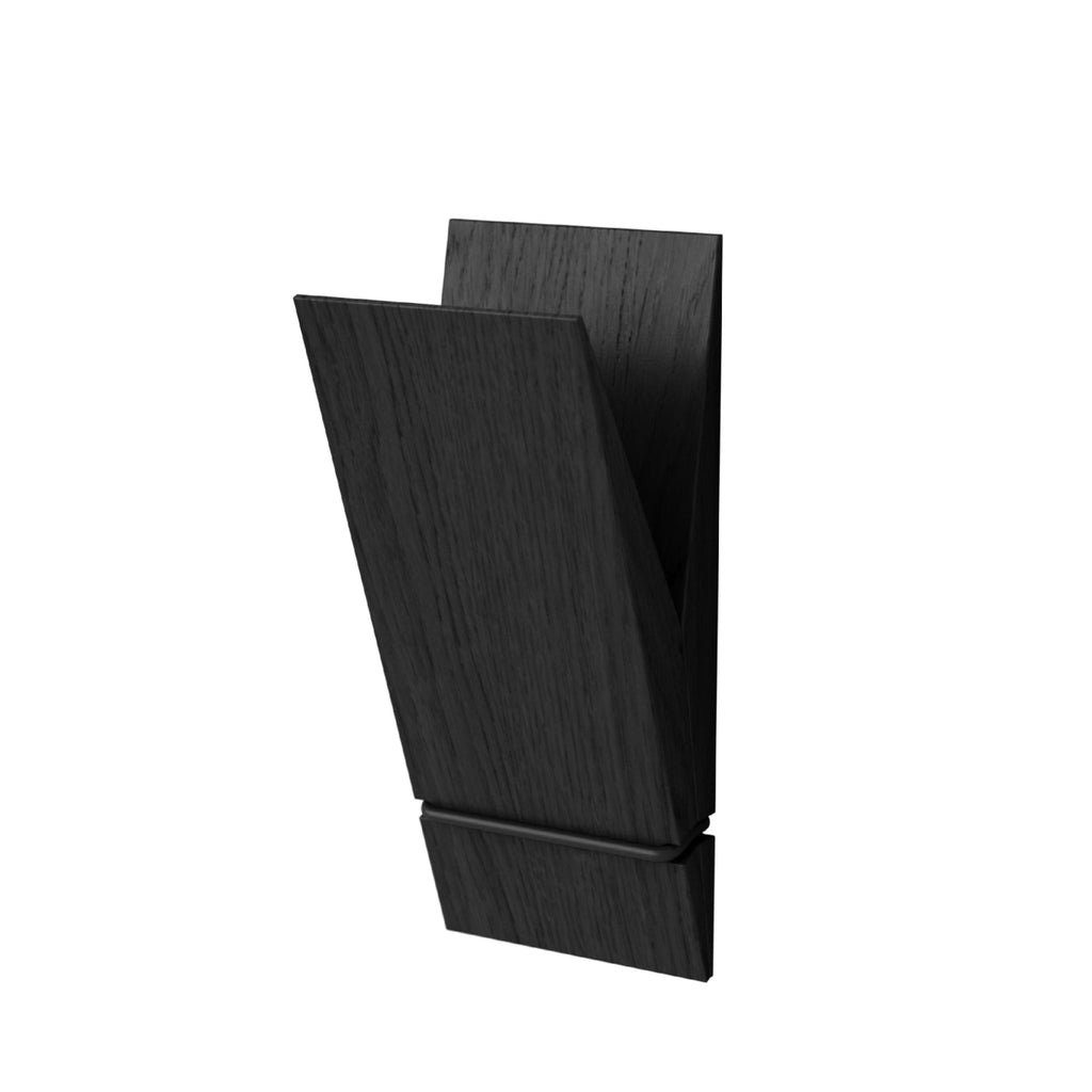 Moebe Black Wooden Clips - Stylish Ash Wood Pinch for Home & Office Decor