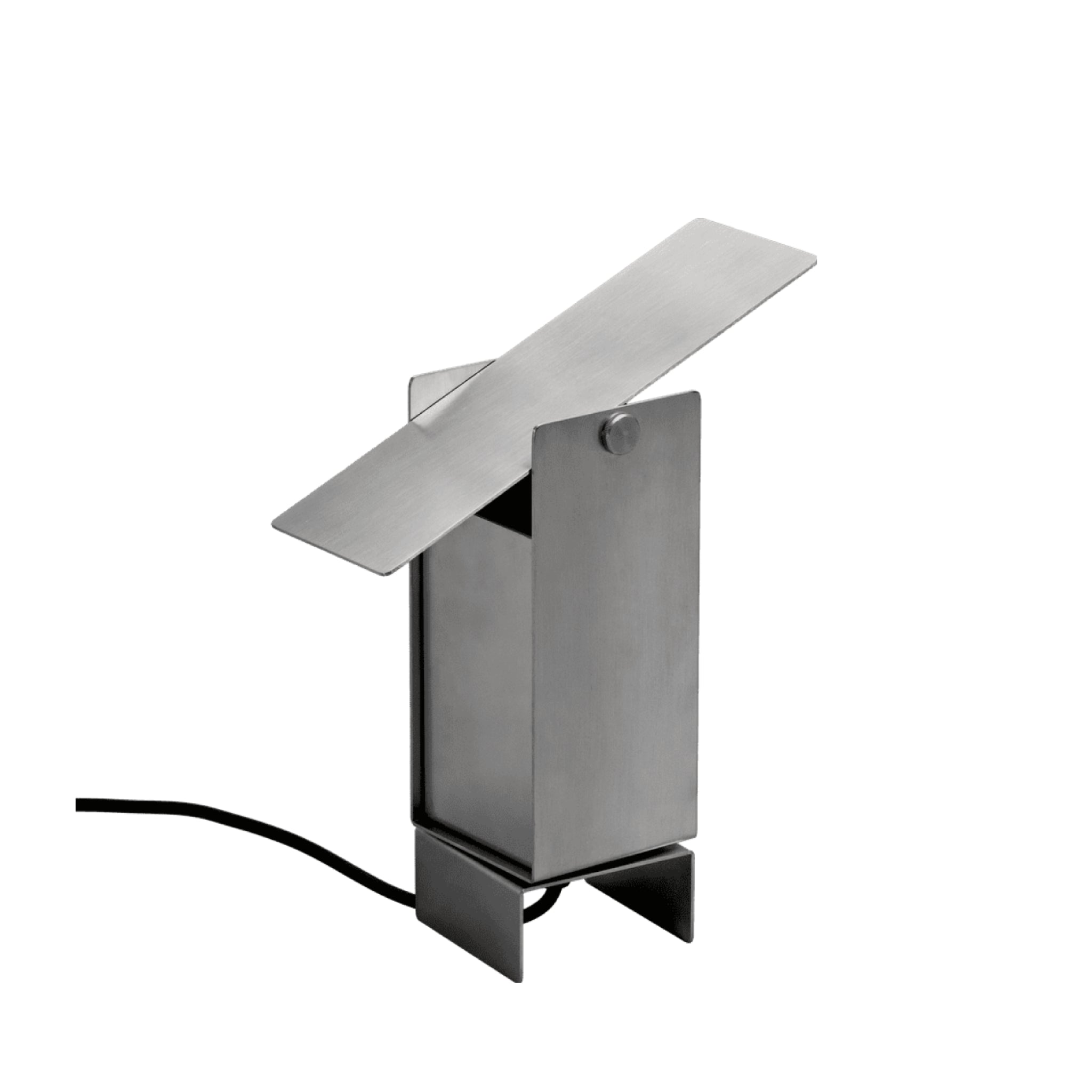 Illuminate Your Space with MOEBE's Stainless Steel Pivoting Table Lamp