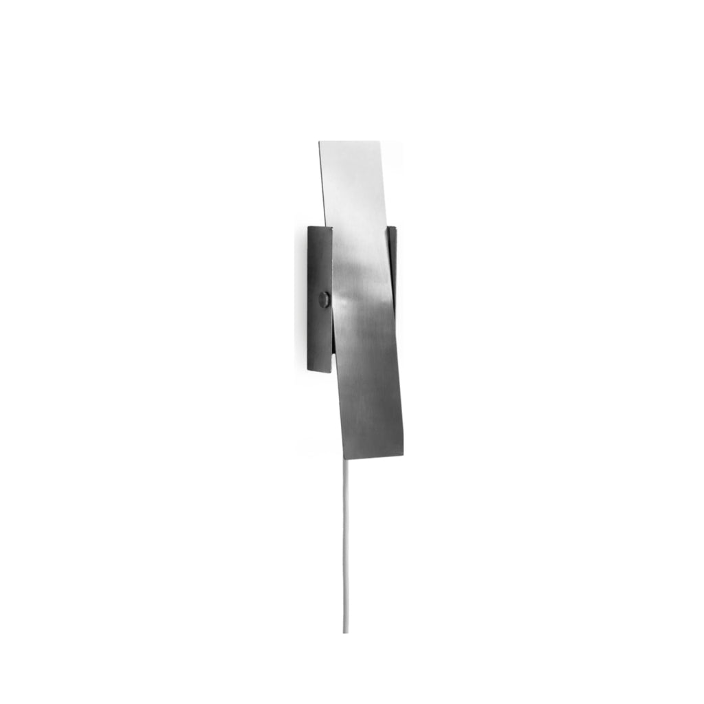 Illuminate Your Space with MOEBE's Stainless Steel Pivoting Wall Lamp