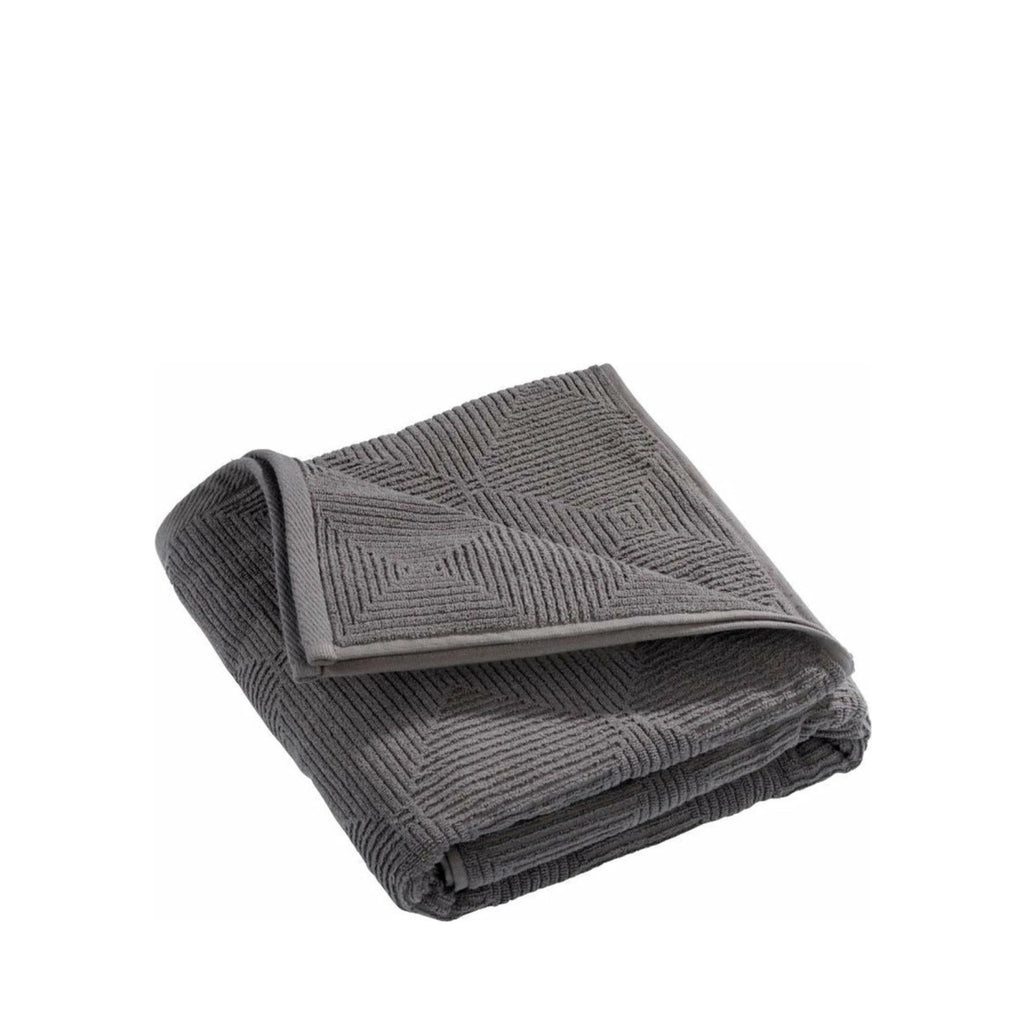 FDB Møbler Kirkeby Grey Beach Towel – 100% Organic Cotton, Nordic Swan Certified