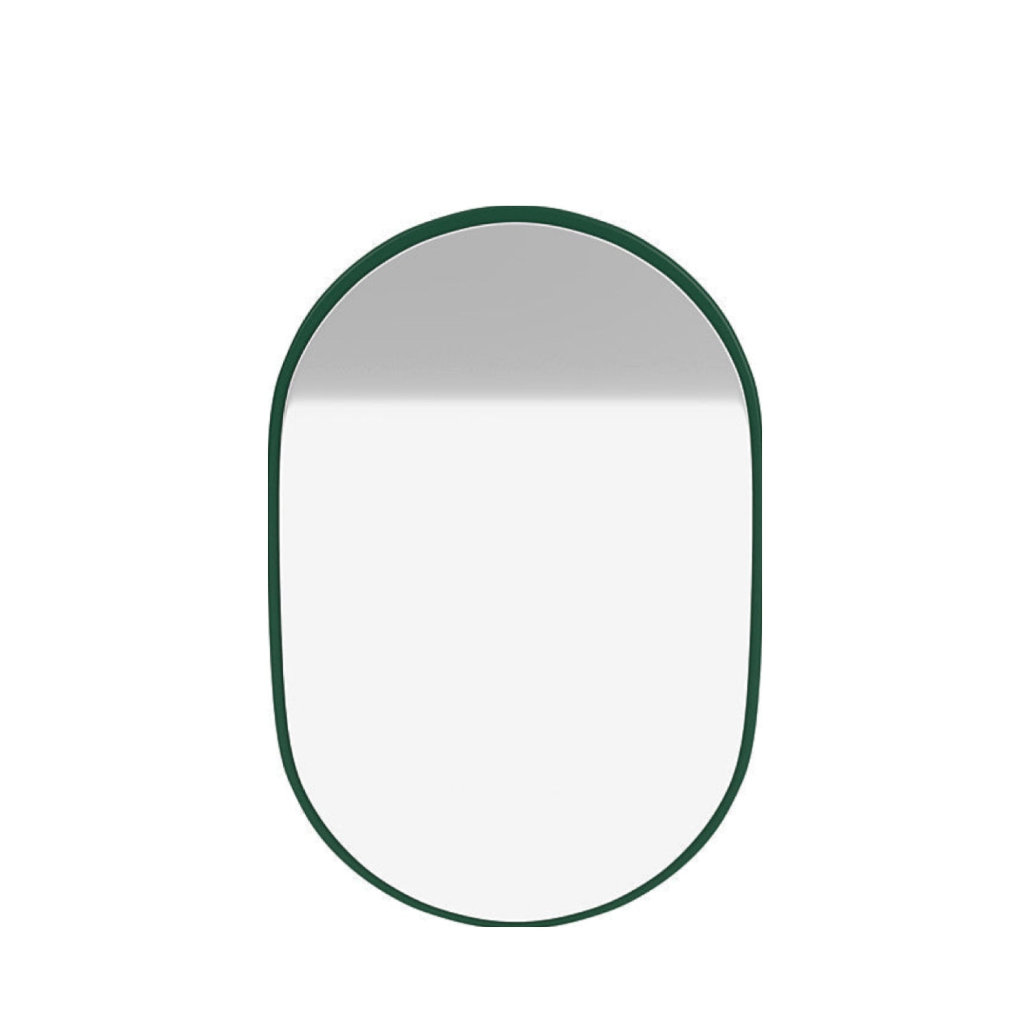 Montana Look Oval Mirror, Pine Green