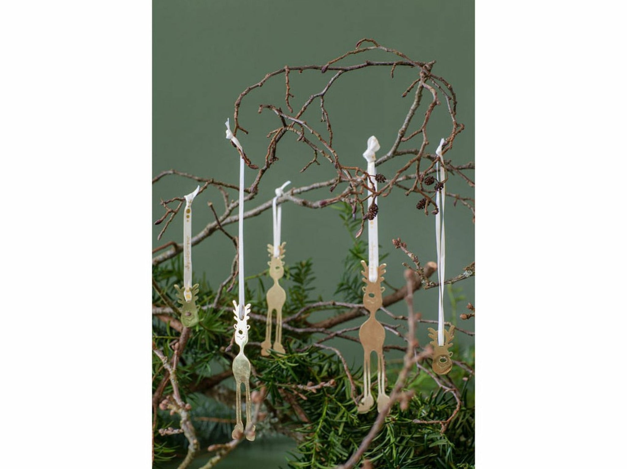 Medusa Copenhagen Baby Rudolf Deco Hanger, 4 Pcs.