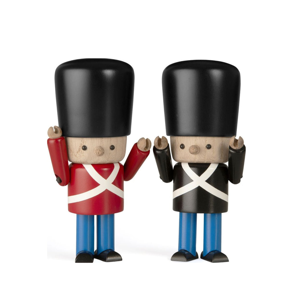 Novoform Design Danish Royal Guard Decorative Figure, Red Uniform