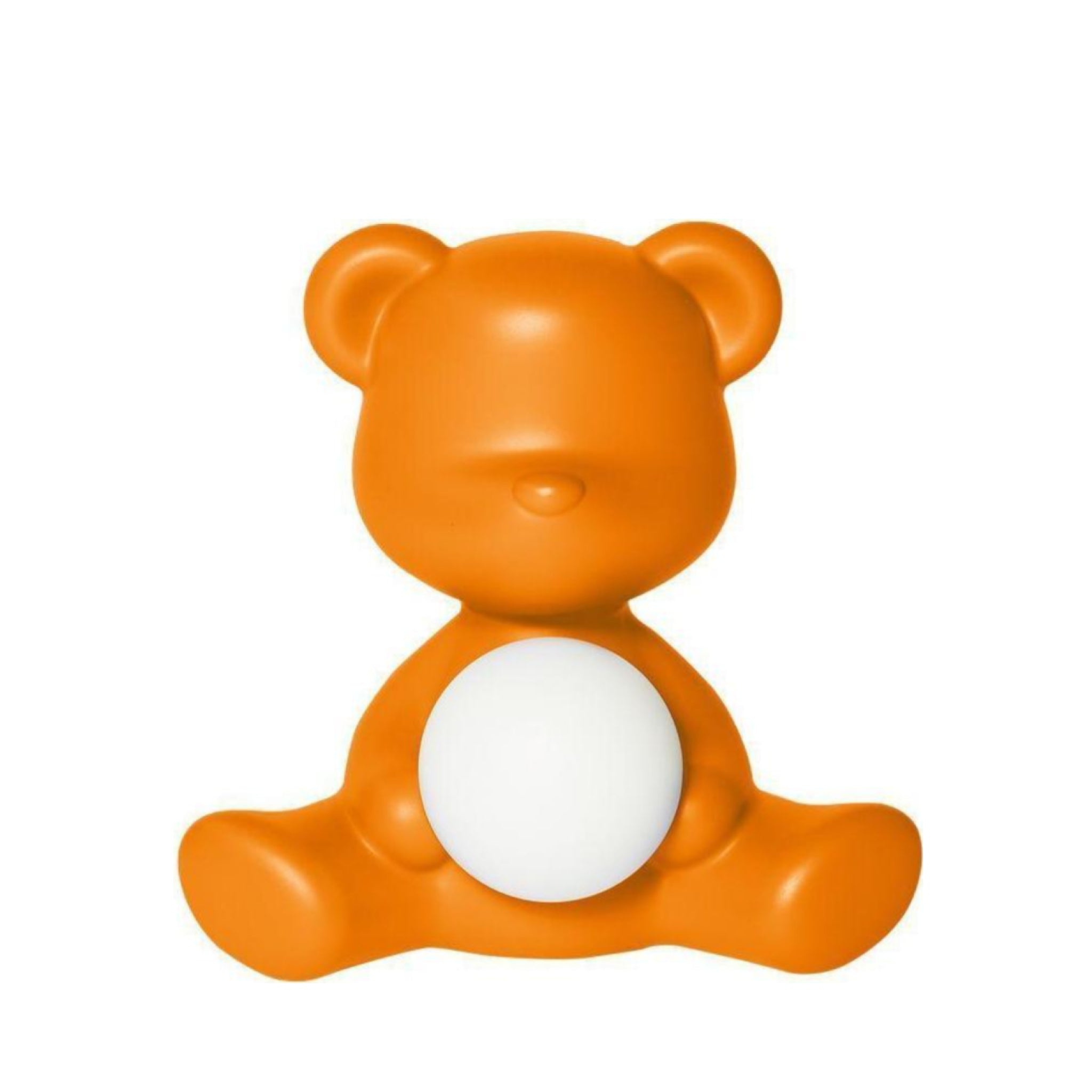 Qeeboo Teddy Girl LED Table Lamp - Rechargeable Orange Bear Design