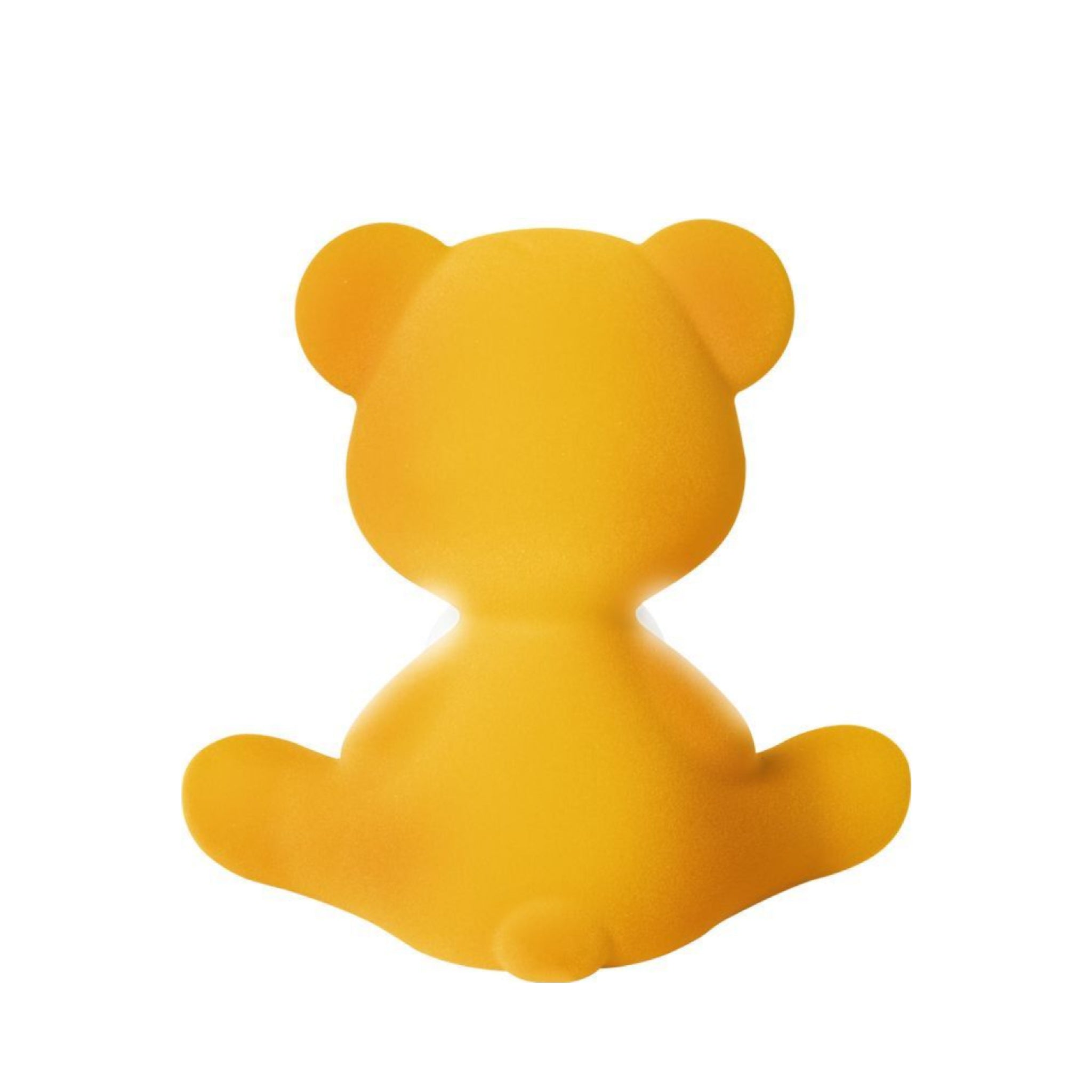 Qeeboo Teddy Girl Led Rechargeable Table Lamp Velvet Finish, Dark Gold