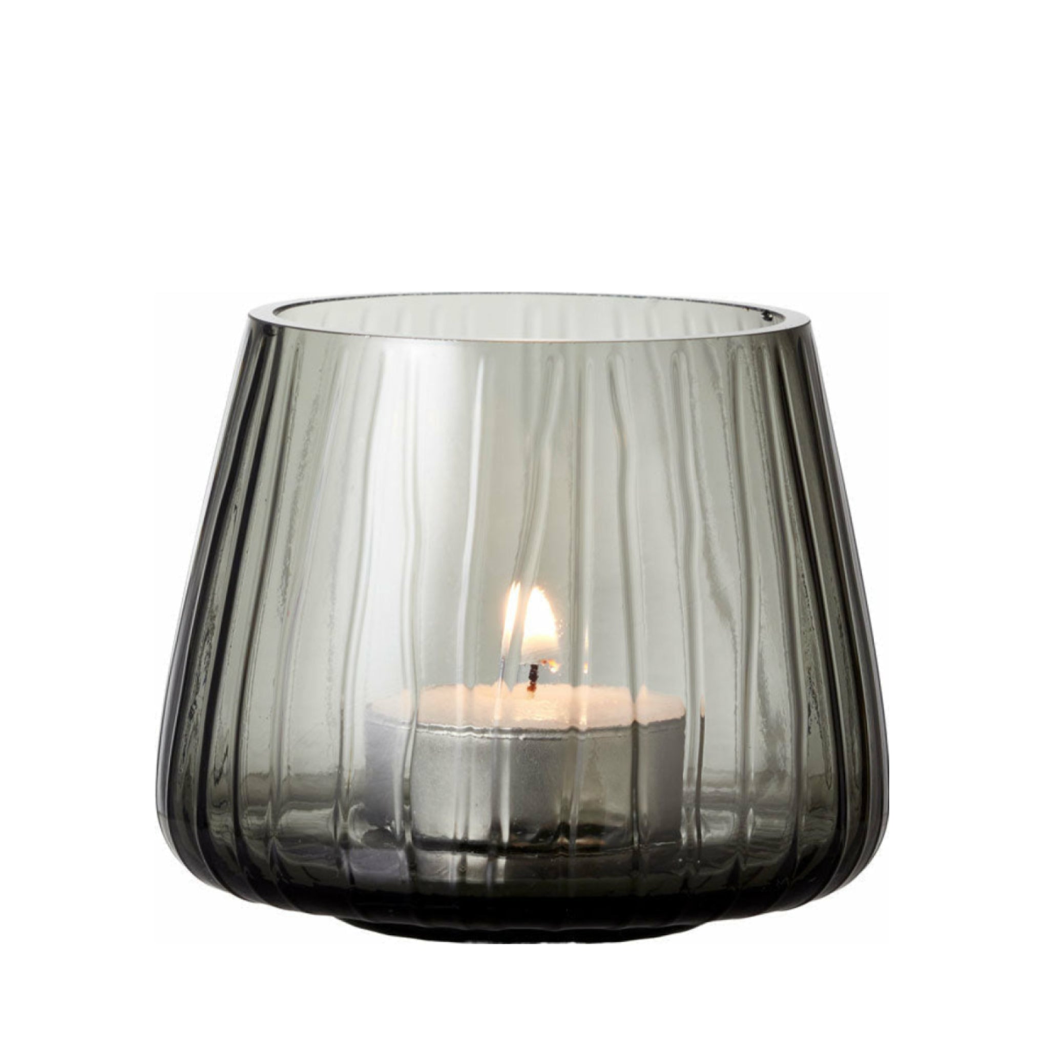 BITZ Kusintha tealight holder 2 pcs. H 7,5 cm, Smoke