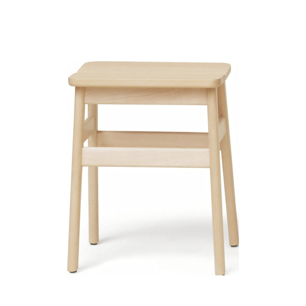 Form & Refine Angle Stool 45cm — Beech Solid Wood, Durable & Comfortable