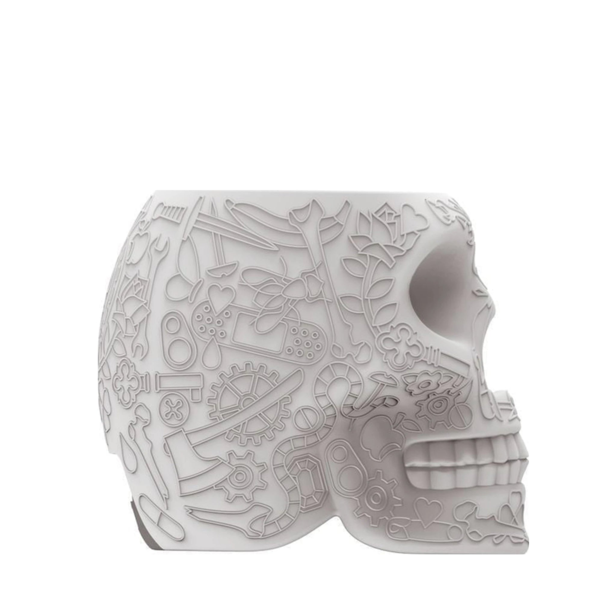 Qeeboo Mini Mexico Portable Charger - Stylish Grey 2600mAh Power Bank