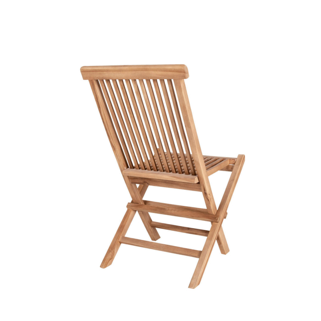 House Nordic Toledo Teak Wood Dining Chair - Natural Finish, 62x46x89cm