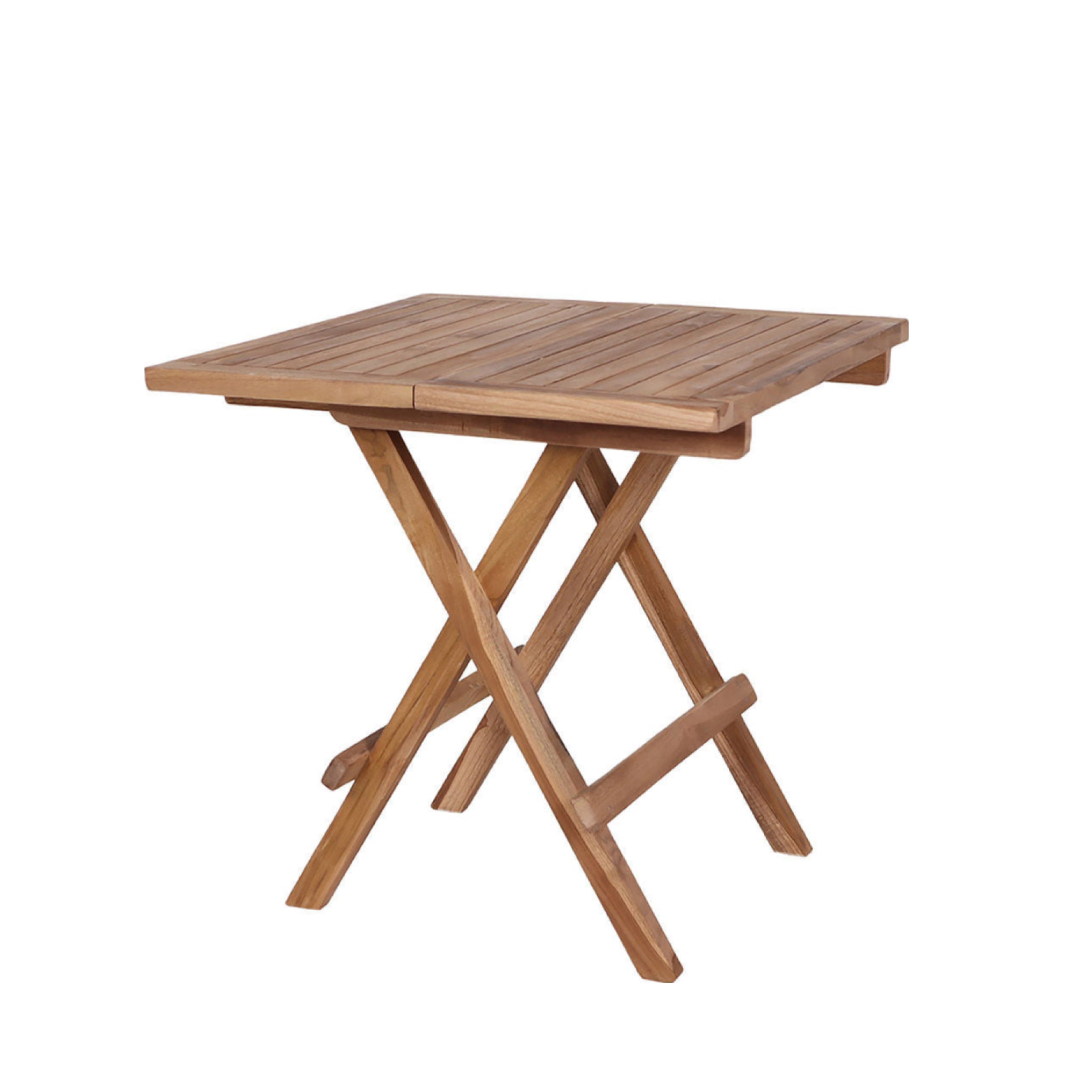 House Nordic Bilbao Teak Wood Side Table 50x50x50 cm Natural Finish