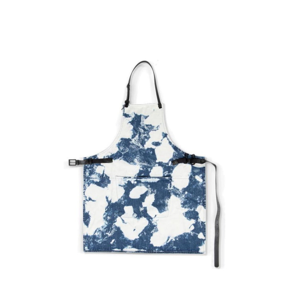 Dutchdeluxes apron in BBQ style, blue stained