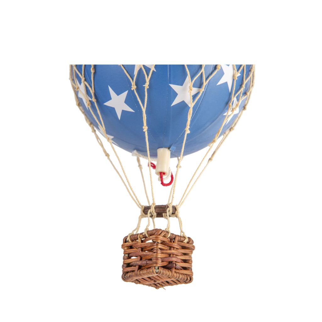 Authentic Models Floating The Skies Balloon Model, Blue Stars, Ø 8.5 Cm