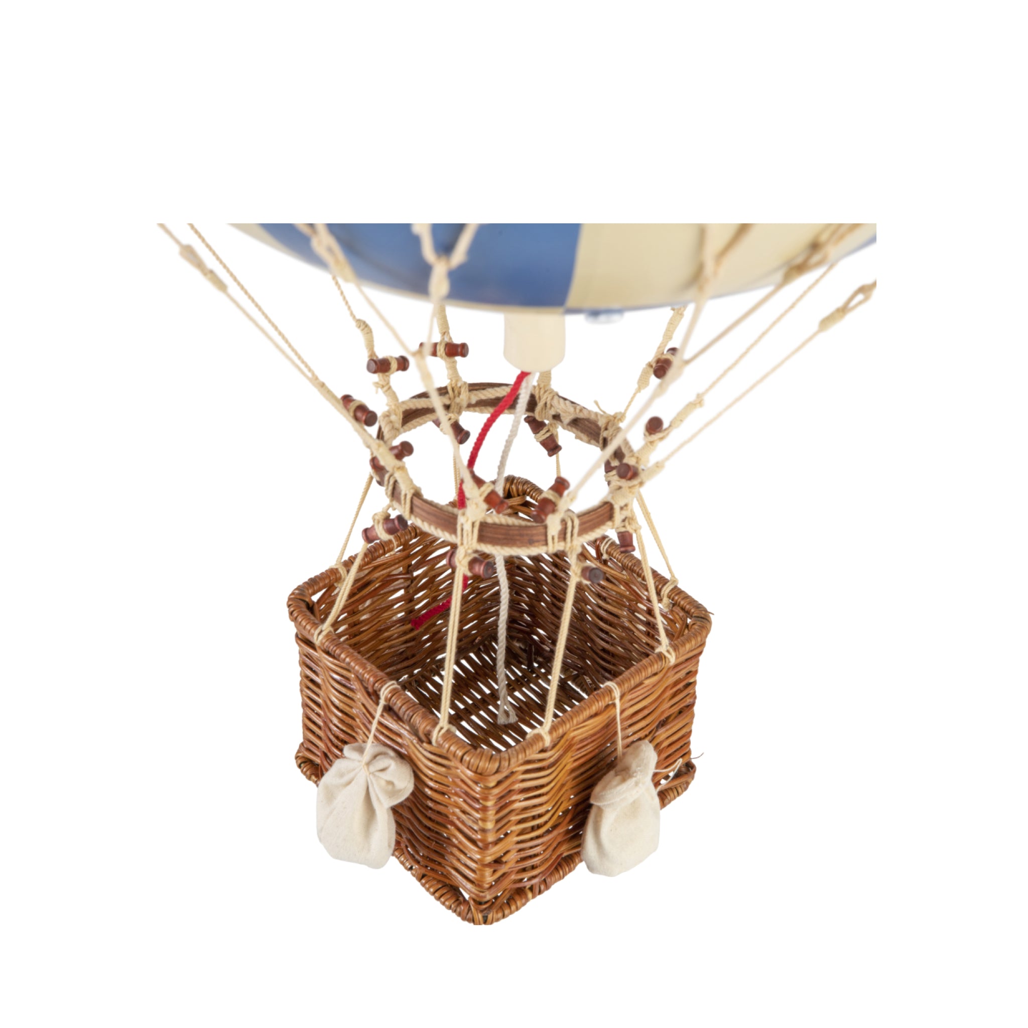 Authentic Models Royal Aero Balloon Model, Check Blue, Ø 32 Cm