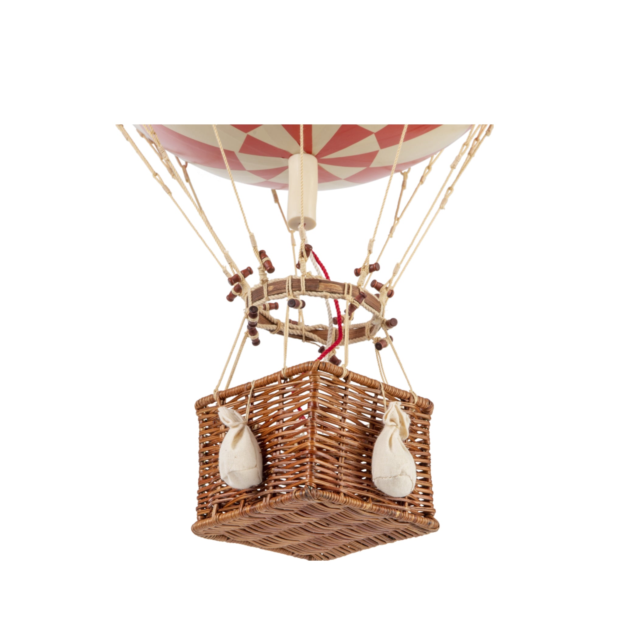 Authentic Models Royal Aero Balloon Model, Check Red, Ø 32 Cm