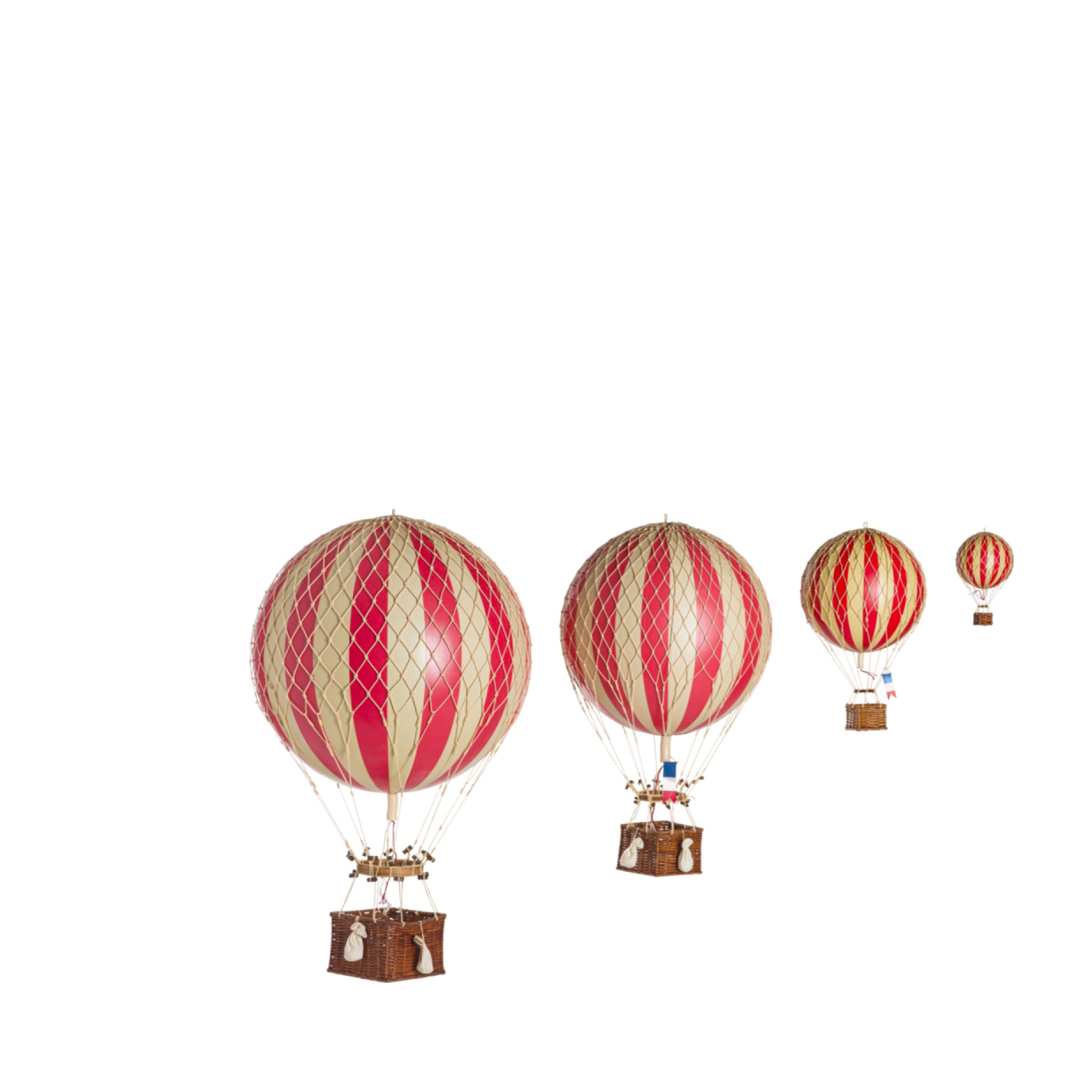 Authentic Models Jules Verne Balloon Model, True Red, Ø 42 Cm