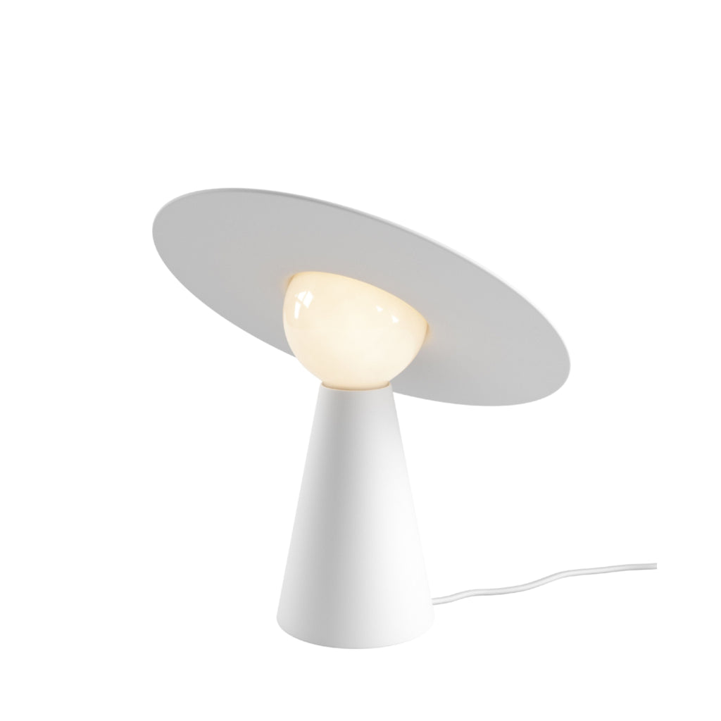 Moebe Ceramic Table Lamp, White