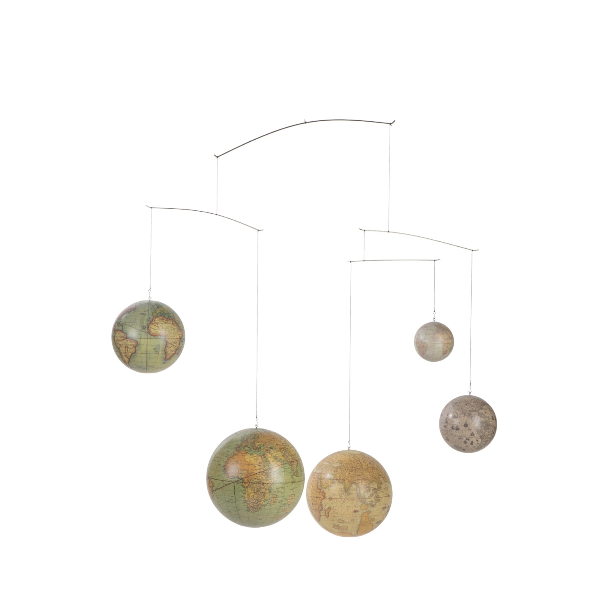 Authentic Models Mobile With Globes