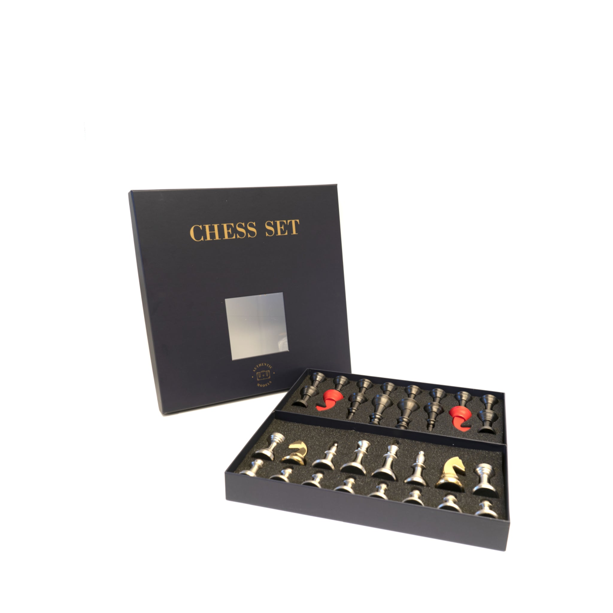 Authentic Models Chess Set Metal