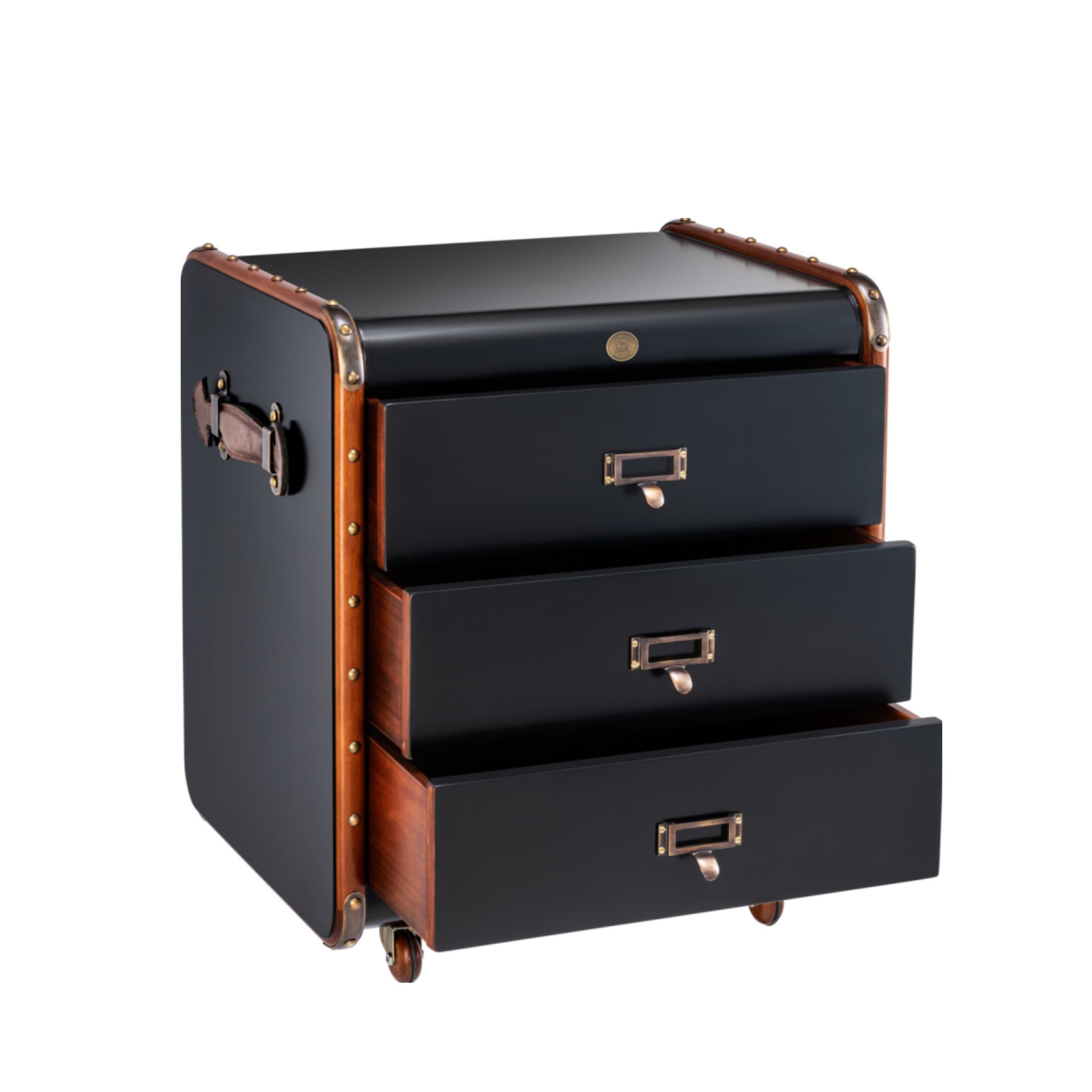 Authentic Models Stateroom Drawers Black, Small