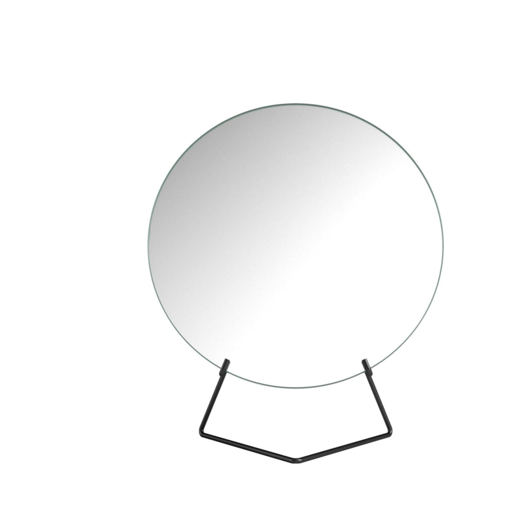 Sleek Moebe Standing Mirror Ø30 cm in Black - Minimalist Design