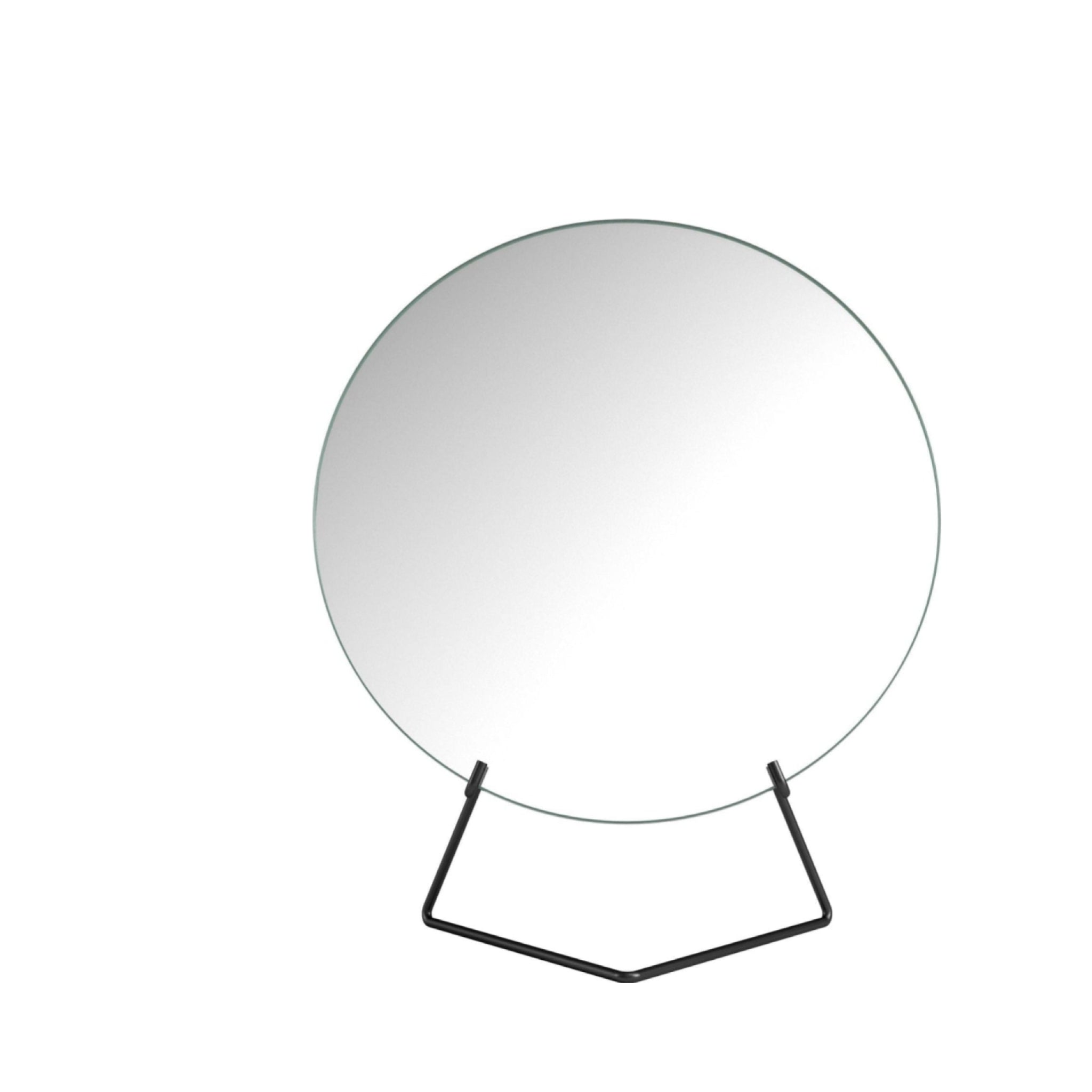 Sleek Moebe Standing Mirror Ø30 cm in Black - Minimalist Design