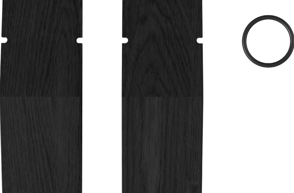 Moebe Black Wooden Clips - Stylish Ash Wood Pinch for Home & Office Decor