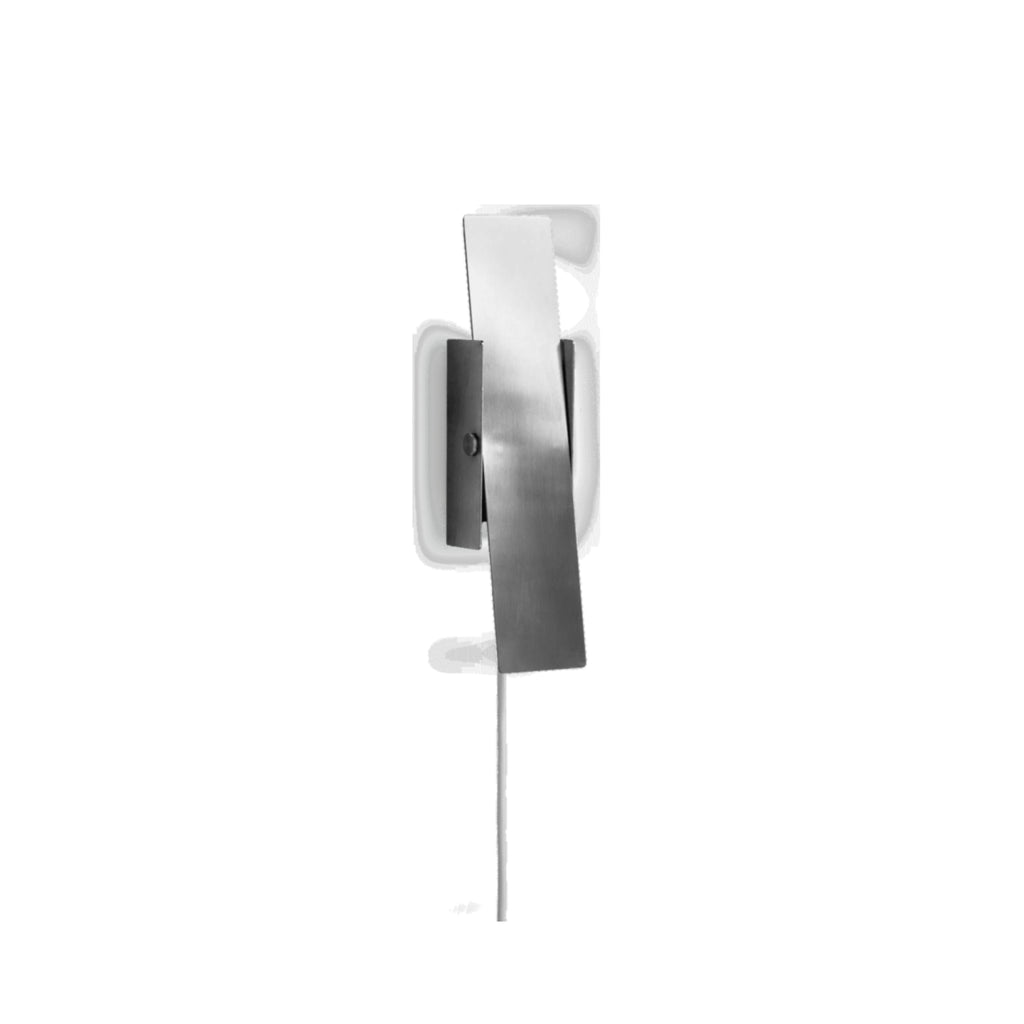Illuminate Your Space with MOEBE's Stainless Steel Pivoting Wall Lamp