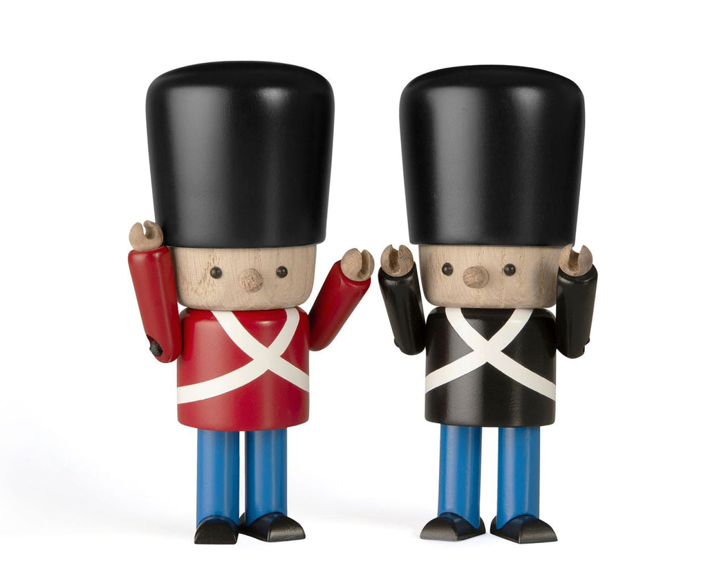 Novoform Design Danish Royal Guard Decorative Figure, Red Uniform