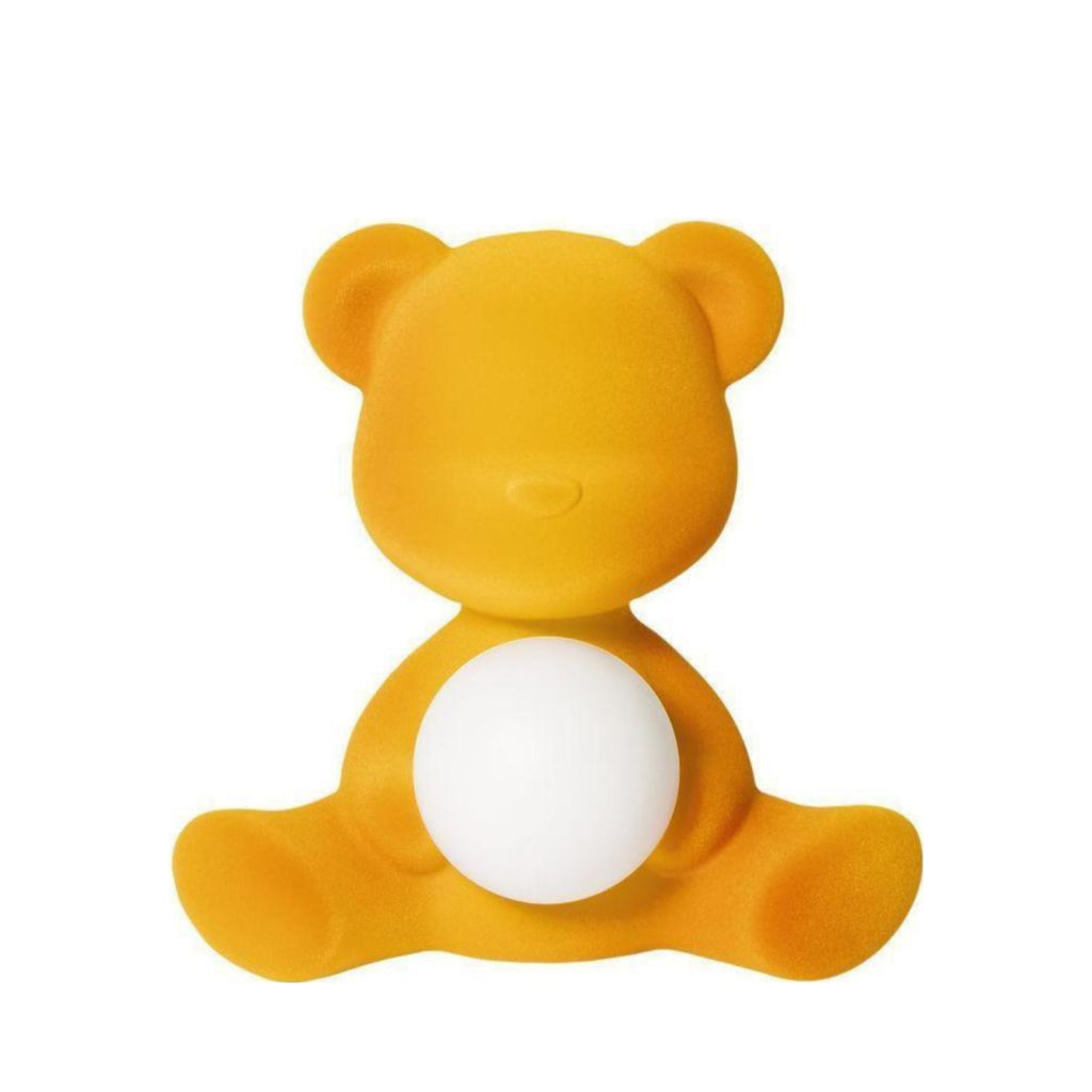 Qeeboo Teddy Girl LED Table Lamp in Dark Gold - Stylish & Rechargeable