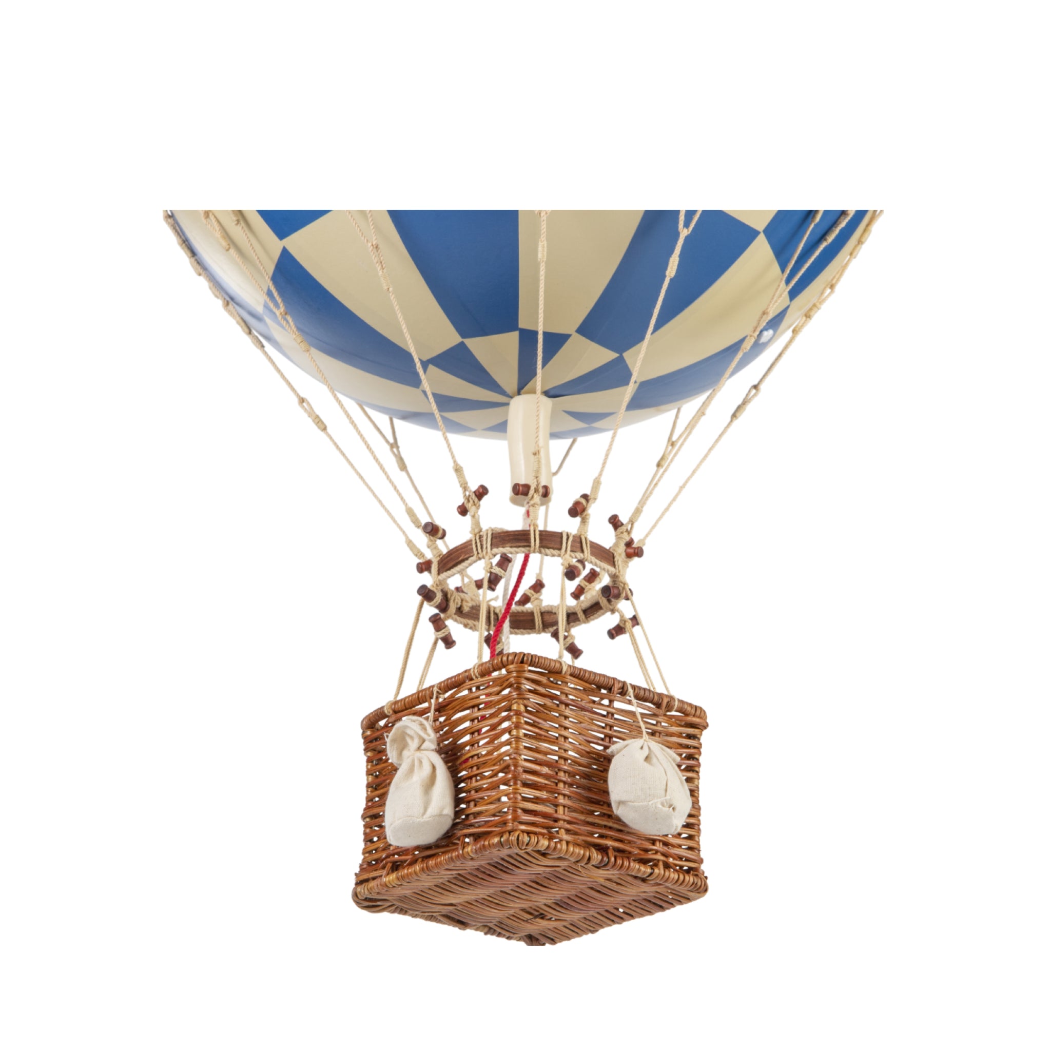 Authentic Models Royal Aero Balloon Model, Check Blue, Ø 32 Cm