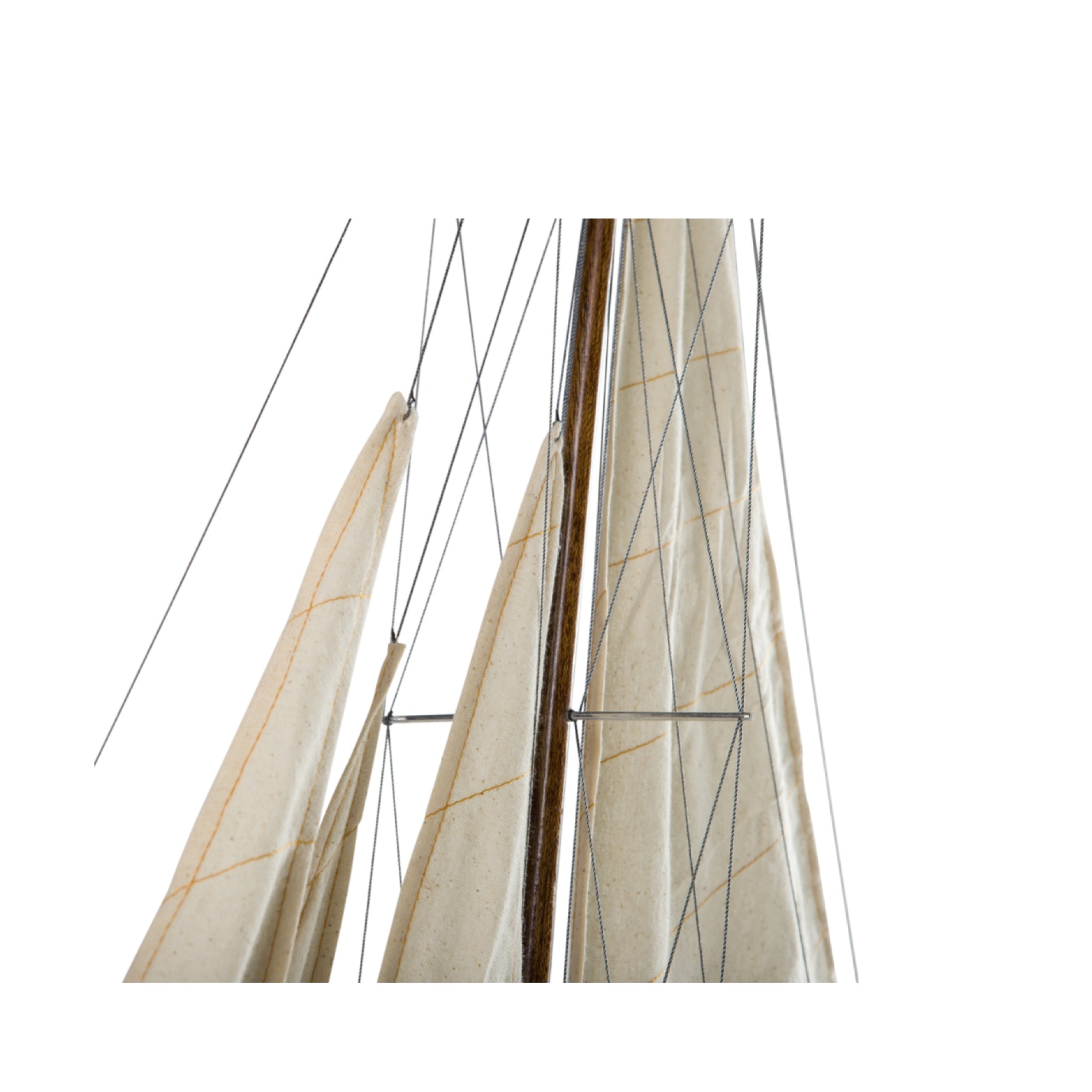 Authentic Models Shamrock Yacht Wood Sailing Ship Model