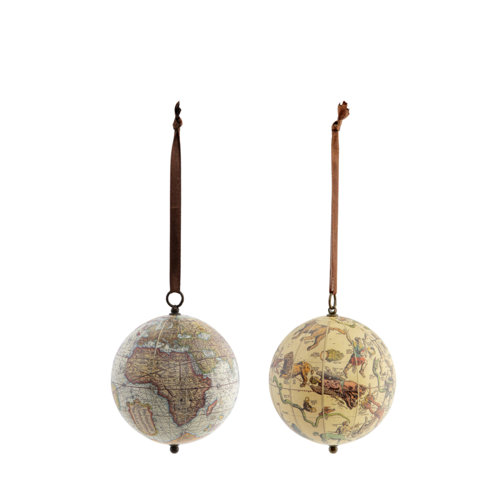 Authentic Models The Earth & The Heavens Globe Set Of 2