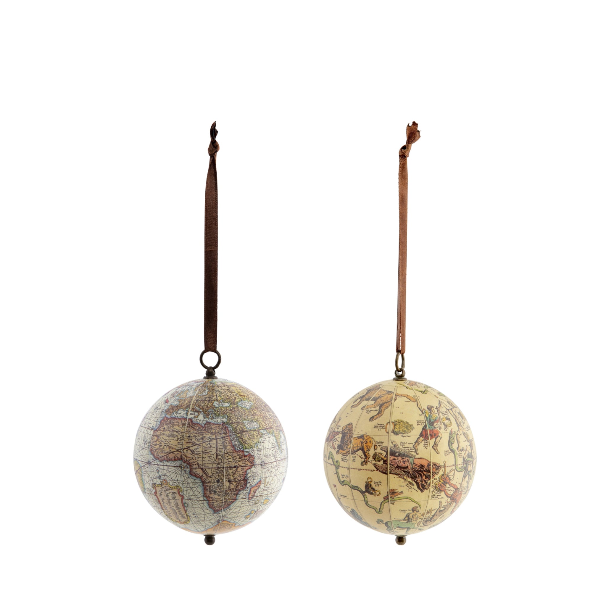 Authentic Models The Earth & The Heavens Globe Set Of 2