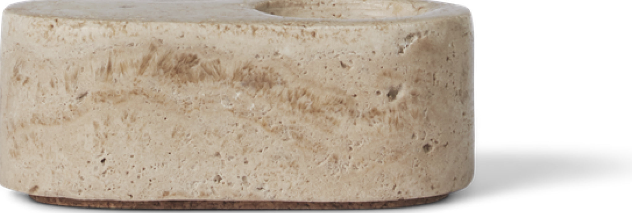 Spring Copenhagen Ovaali Candle Holder, Sand