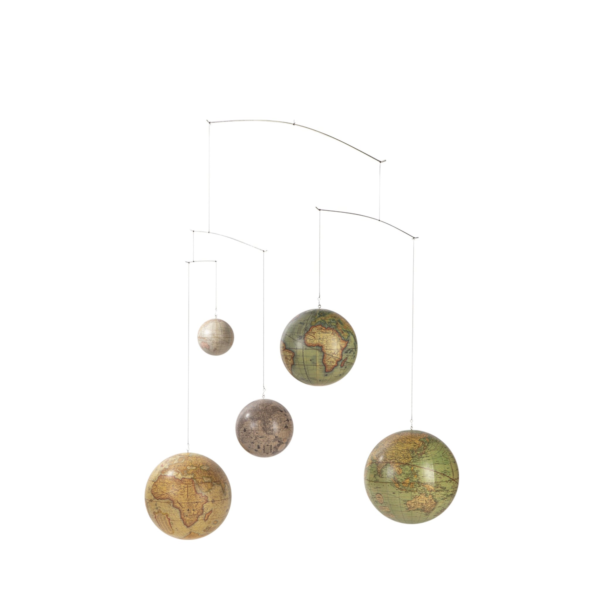 Authentic Models Mobile With Globes