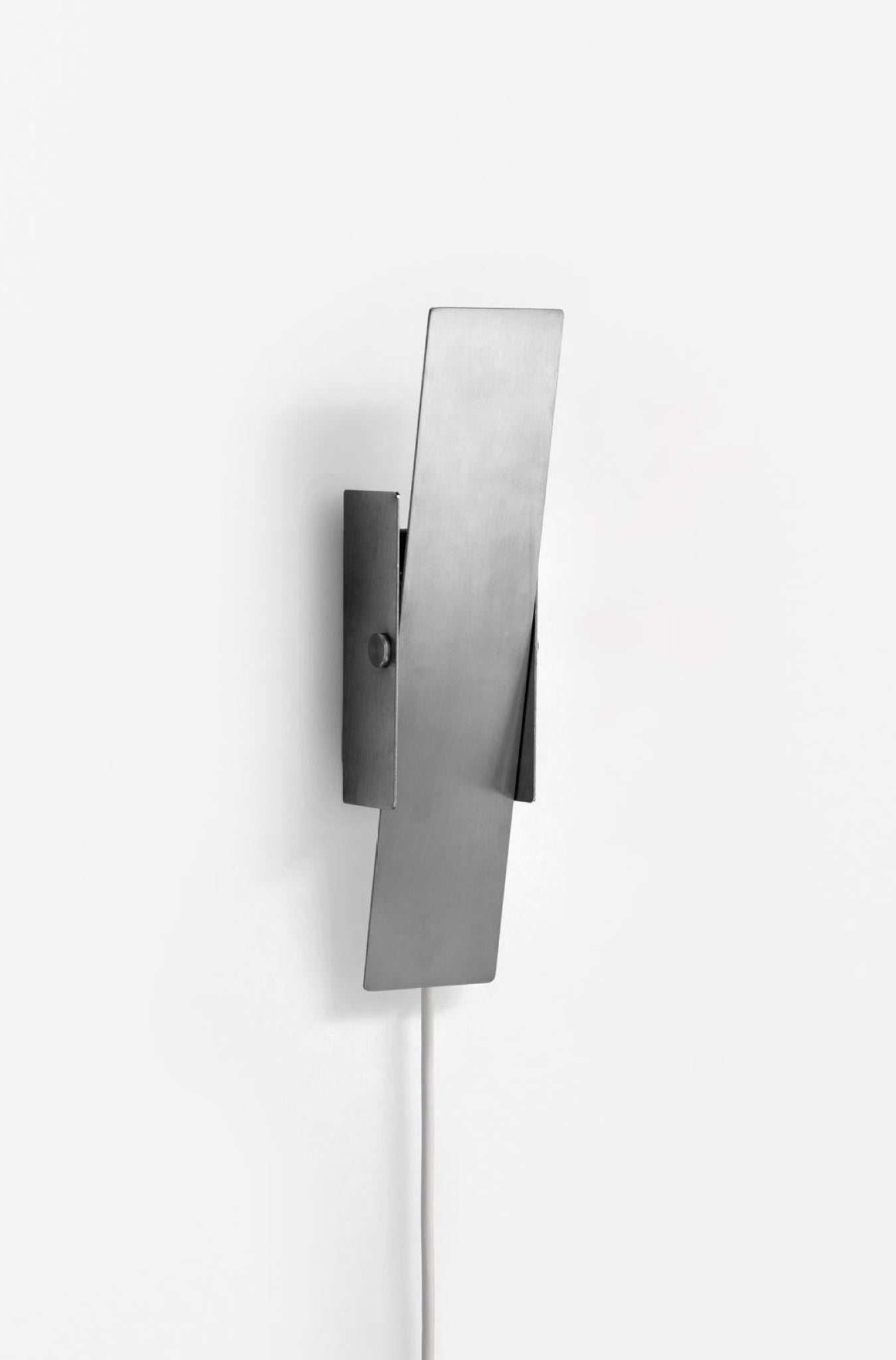 Illuminate Your Space with MOEBE's Stainless Steel Pivoting Wall Lamp
