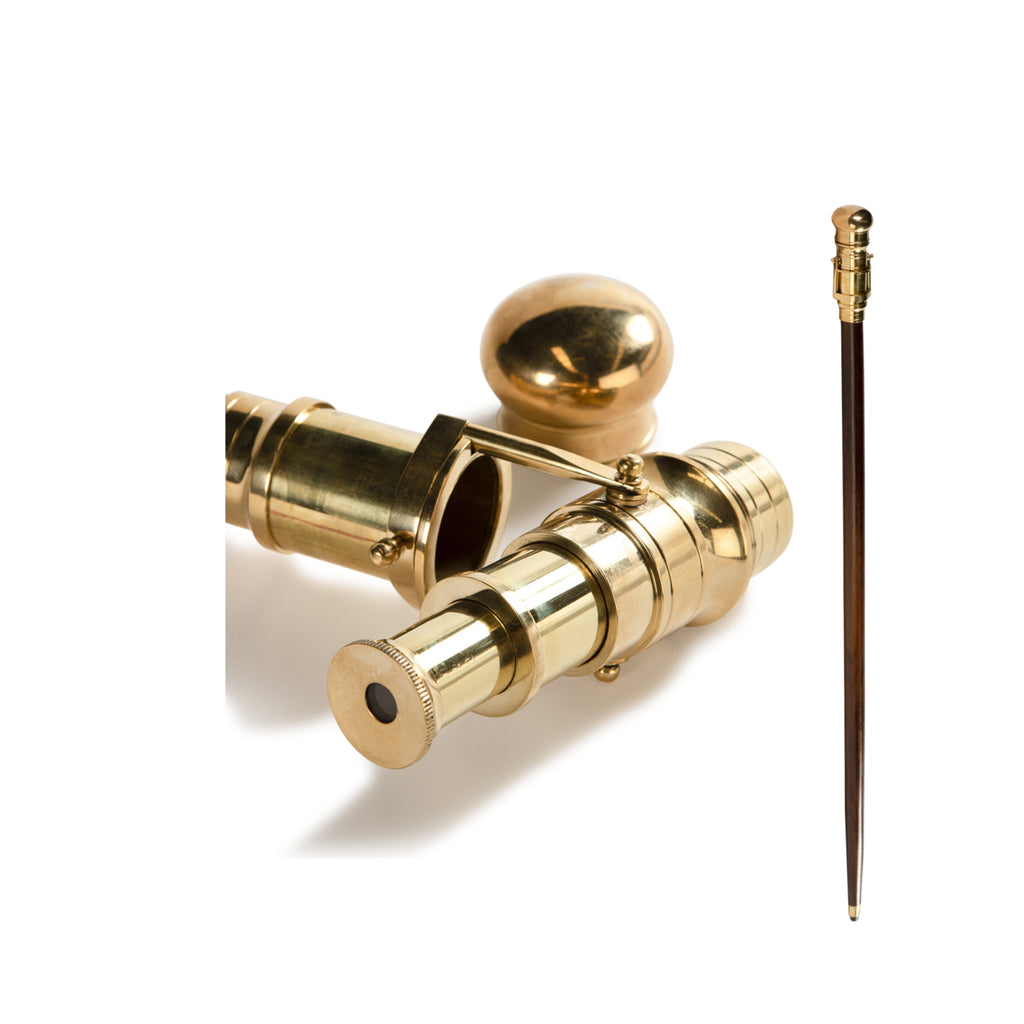 Authentic Models Walking Stick With Telescope