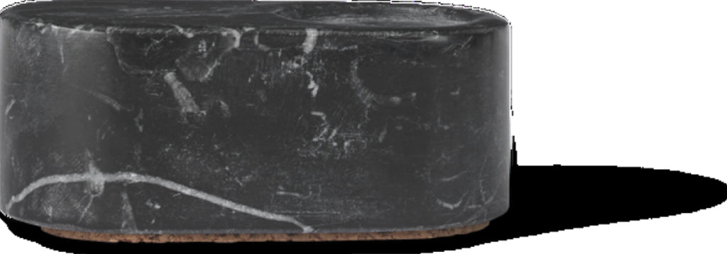 Spring Copenhagen Ovaali Candle Holder, Black