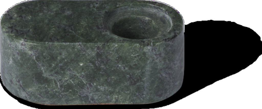 Spring Copenhagen Ovaali Candle Holder, Green