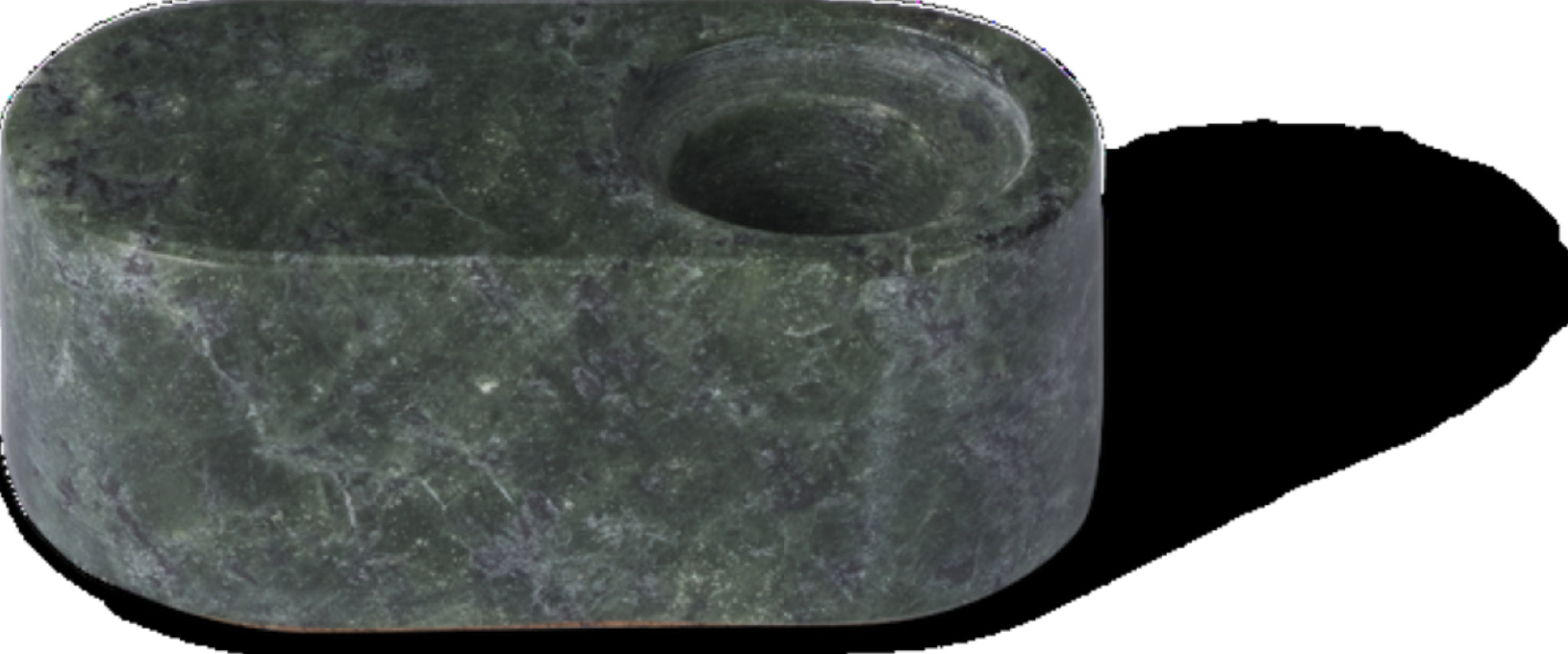 Spring Copenhagen Ovaali Candle Holder, Green