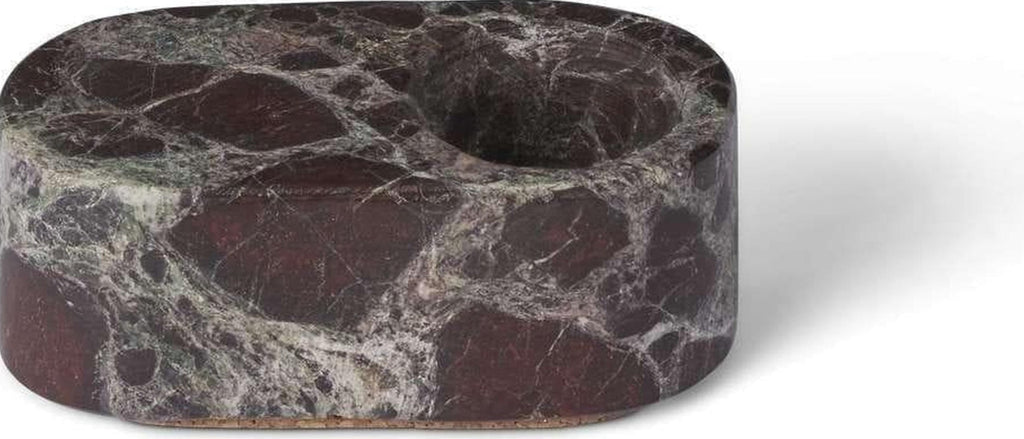 Spring Copenhagen Ovaali Candle Holder, Red