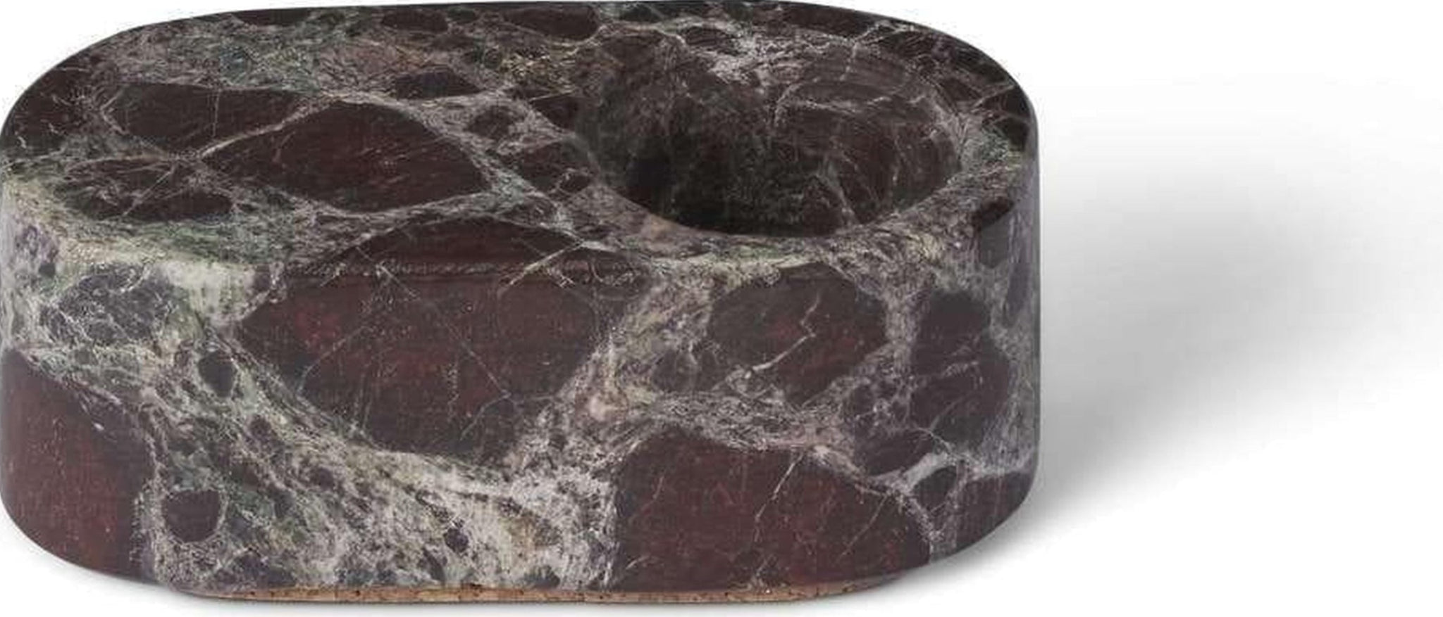 Spring Copenhagen Ovaali Candle Holder, Red