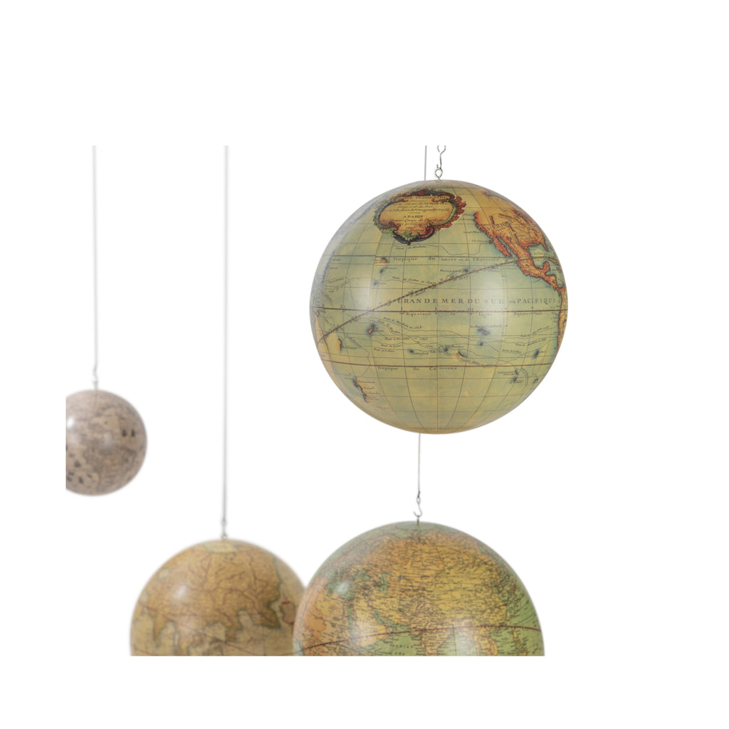 Authentic Models Mobile With Globes
